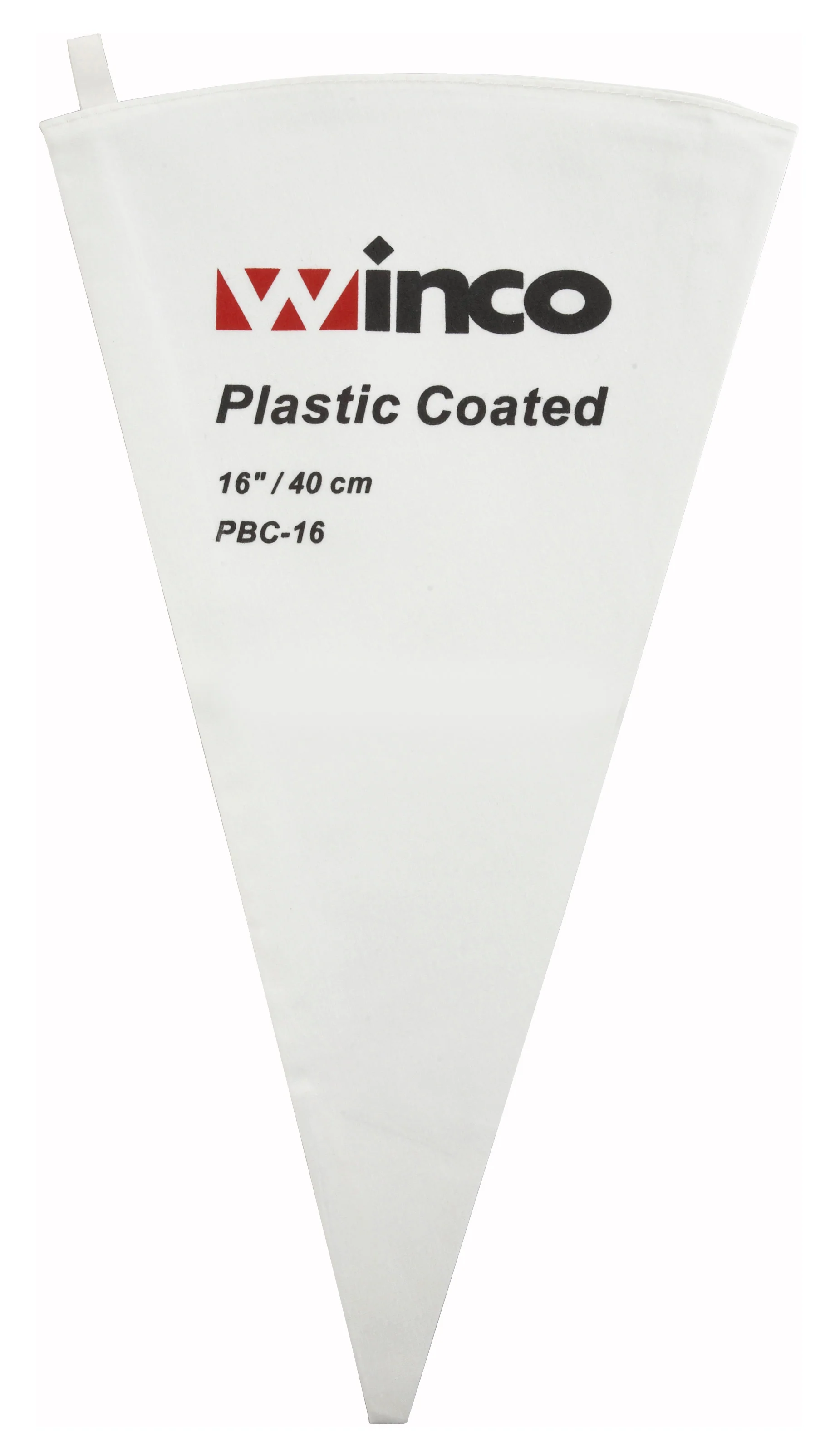 Winco PBC-16 16 Inch Cotton Pastry Bag with Polyurethane Coating - Image 2