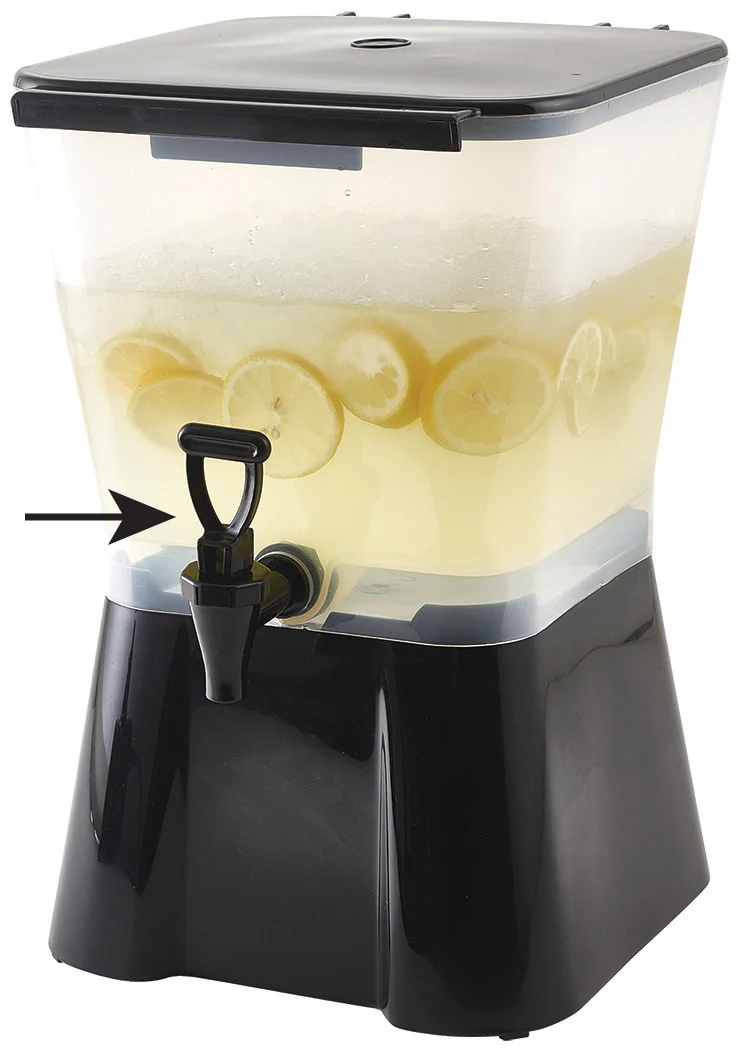 Winco PBD-3SK-F Faucet Leak Proof BPA Free Plastic Black for PBD-3SK - Image 2