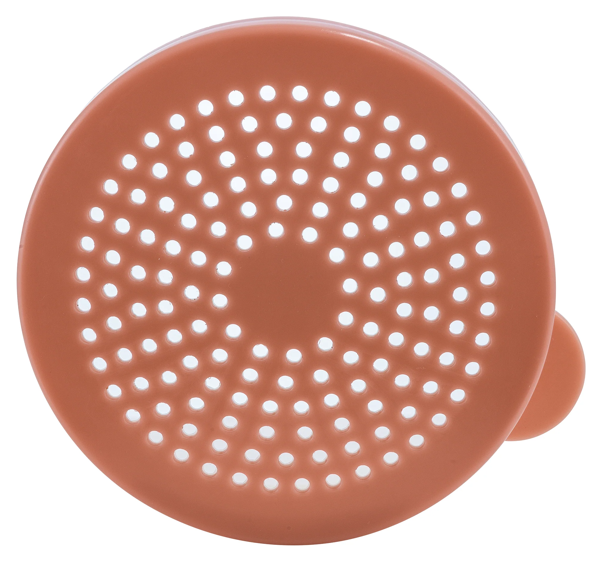 Winco PDG-RL 8 Inch Shaker Lid Perforated Polycarbonate Rose with NSF 6 Packs - Image 3