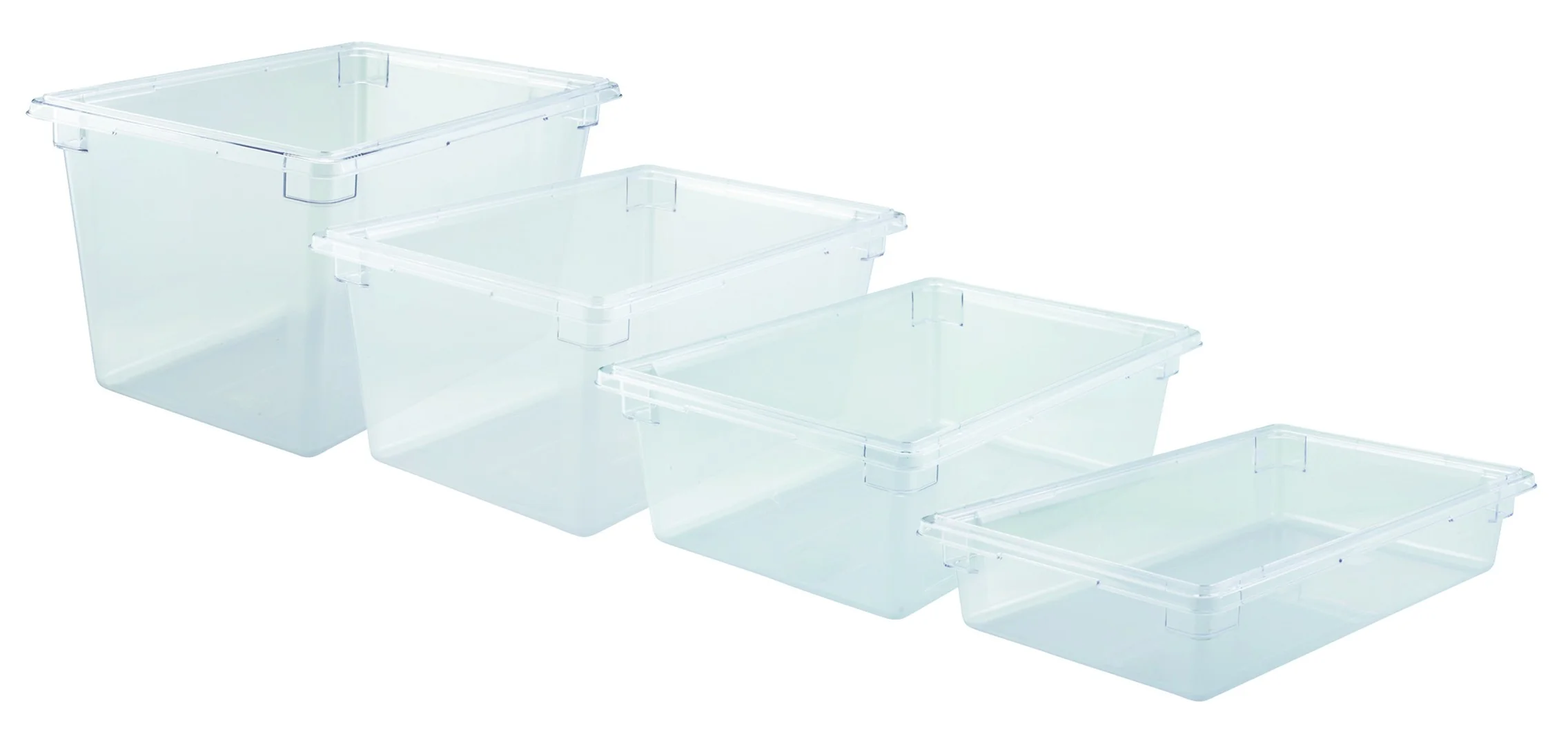 Winco PFSF-12 26 Inch Food Storage Box Clear Polycarbonate 17 Gallon - Image 2