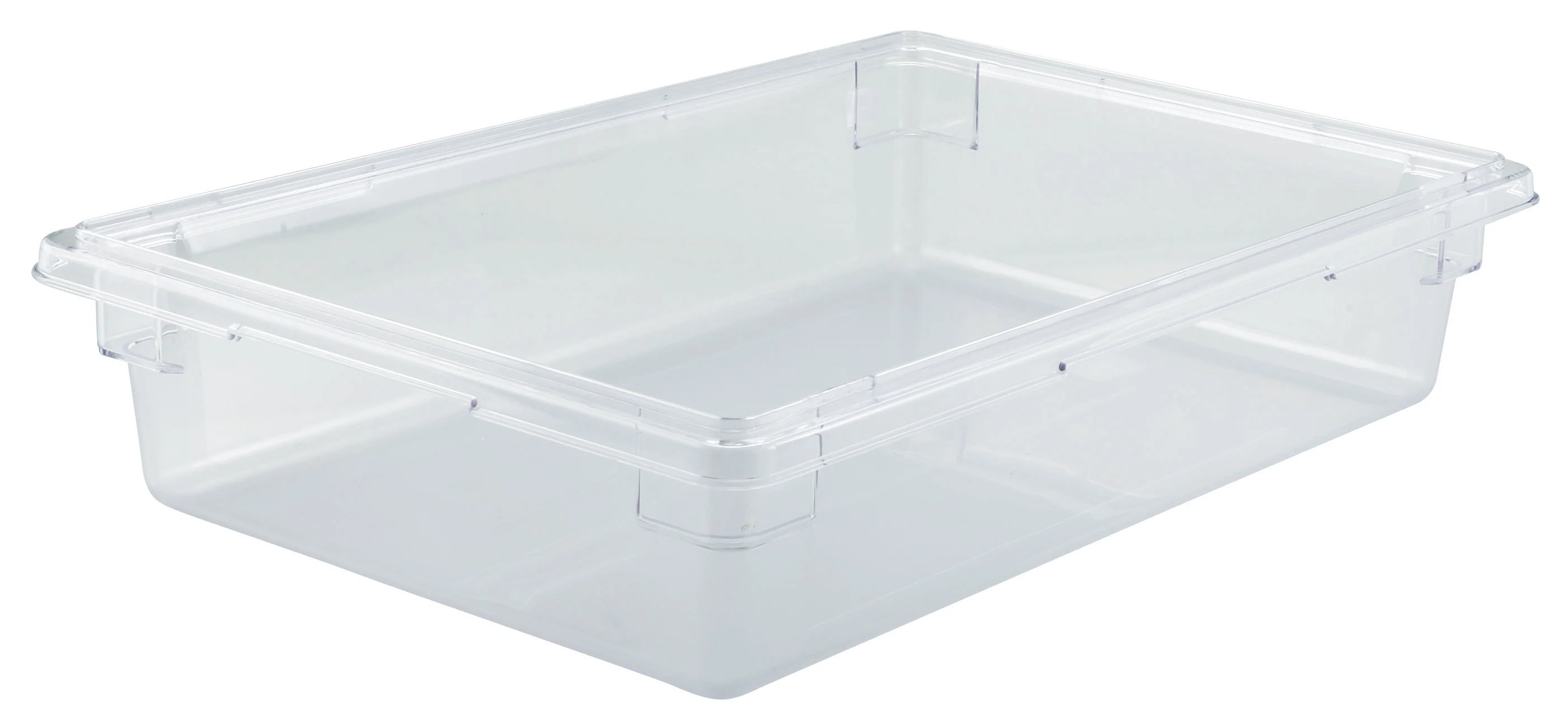 Winco PFSF-6 9 Gallon Clear Food Storage Box Polycarbonate Dishwasher Safe - Image 2