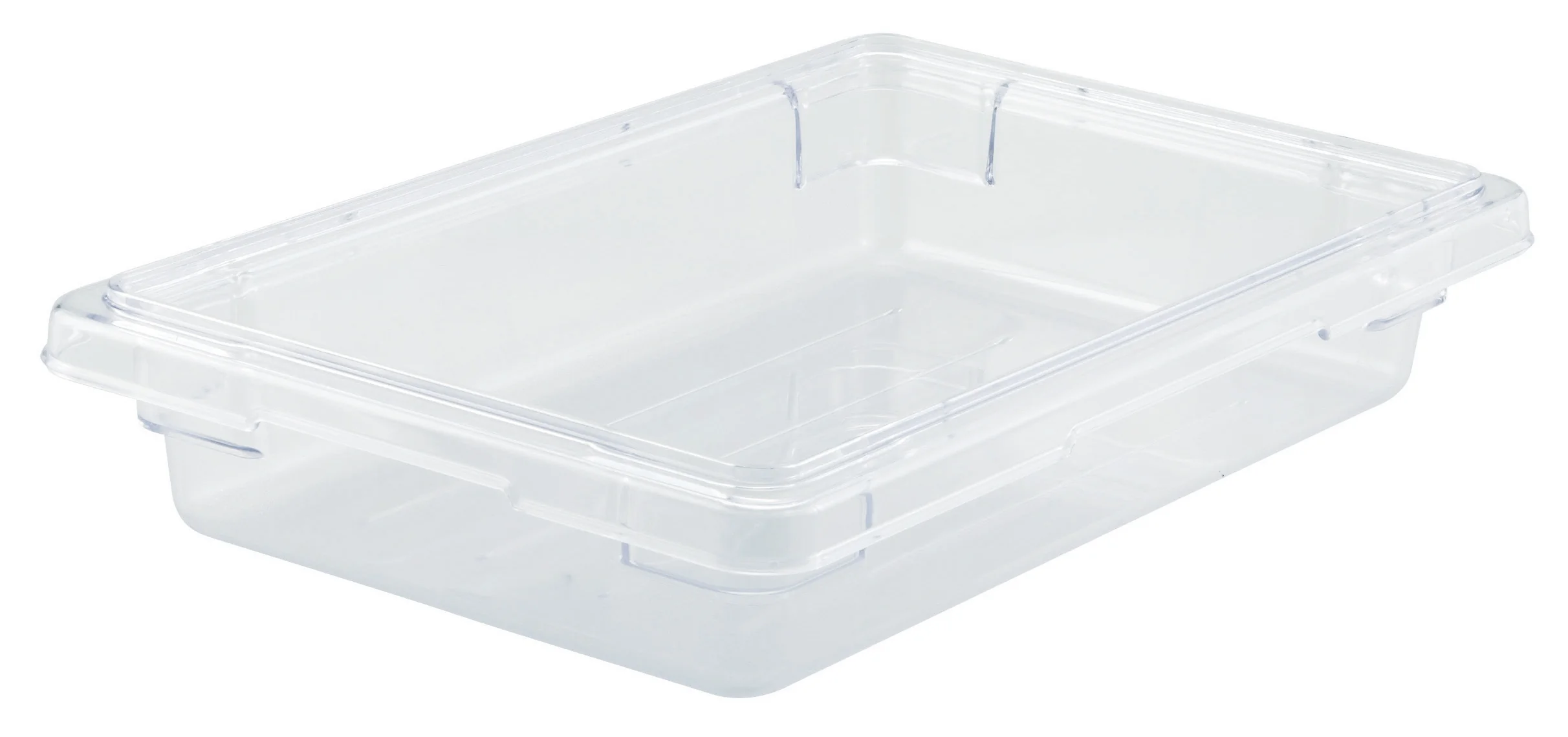 Food Storage Box Half-Size - Winco PFSH-3 1.75 Gallon Clear Polycarbonate Stackable