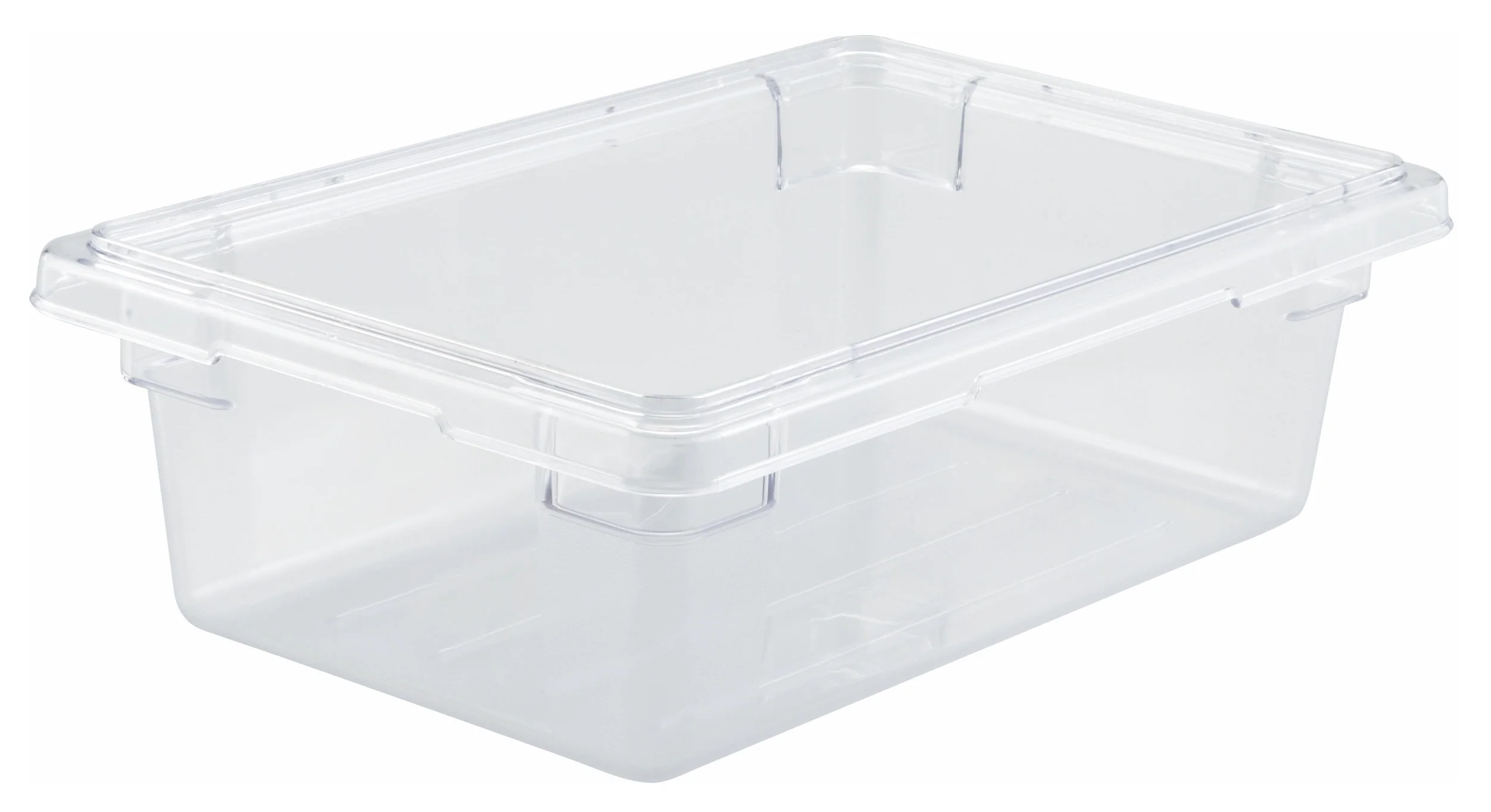 Winco PFSH-6 12 Inch Clear Food Storage Box 3.5 Gallon Polycarbonate