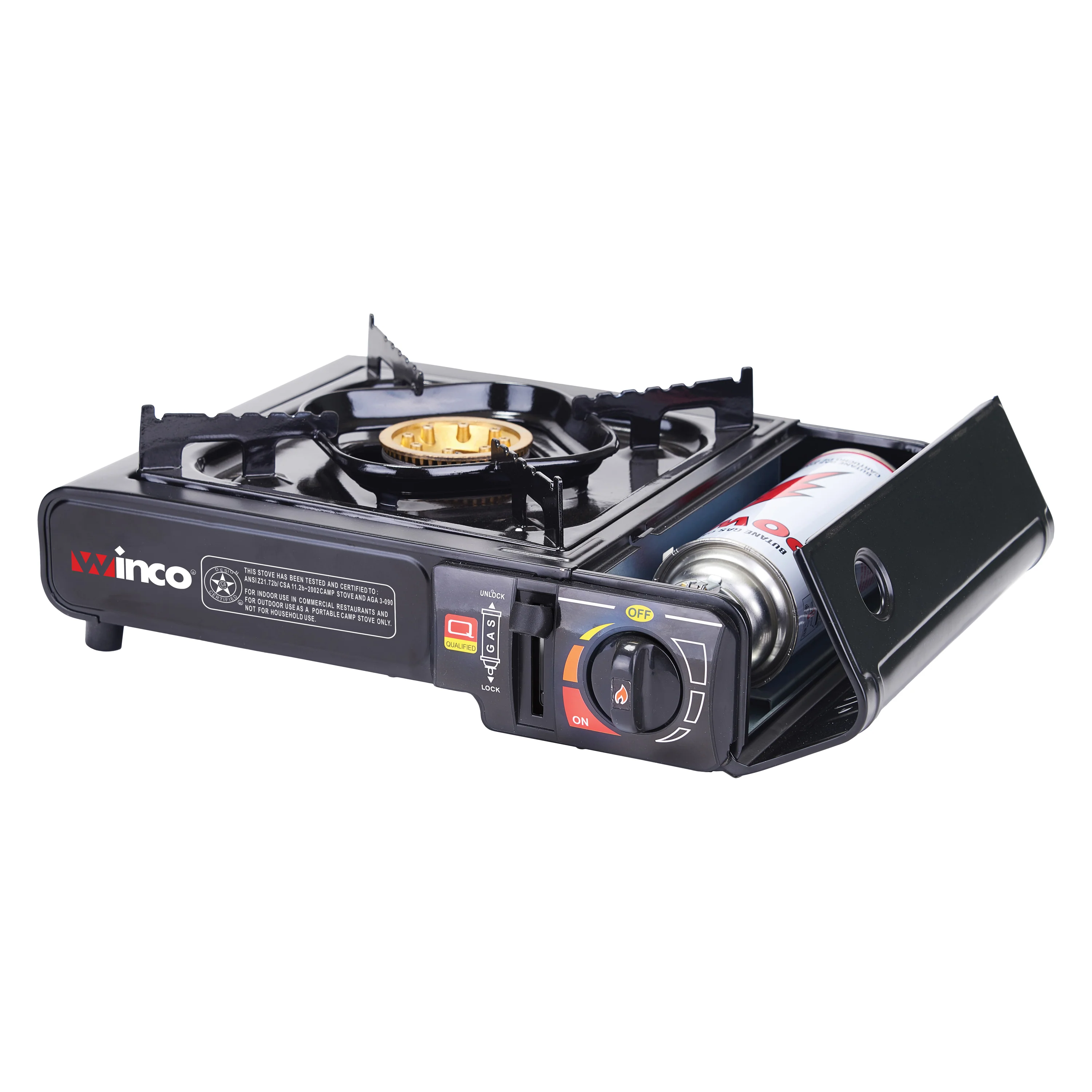 Winco PGS-1K Portable Butane Stove - 9500 BTU - Image 2
