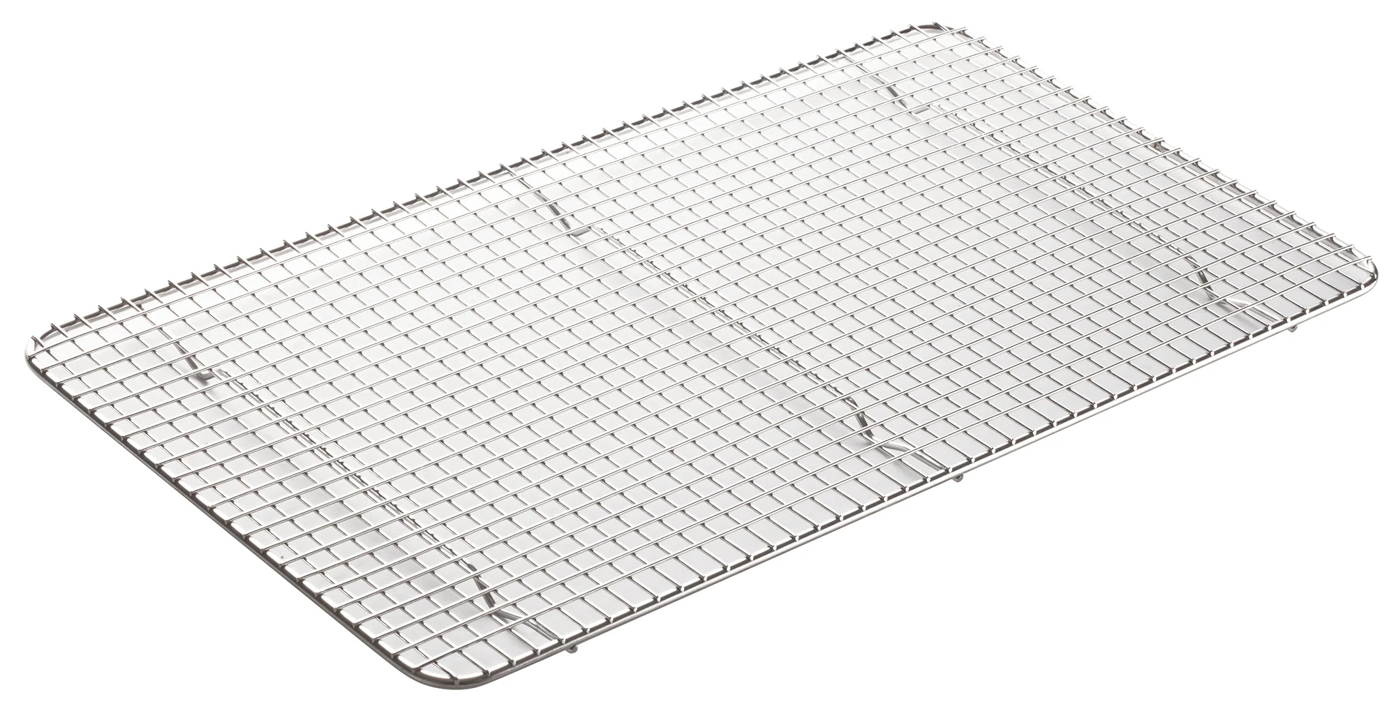 Winco PGWS-1018 10 Inch Wire Pan Grate Rust Resistant Stainless Steel with Raised Feet - Image 3