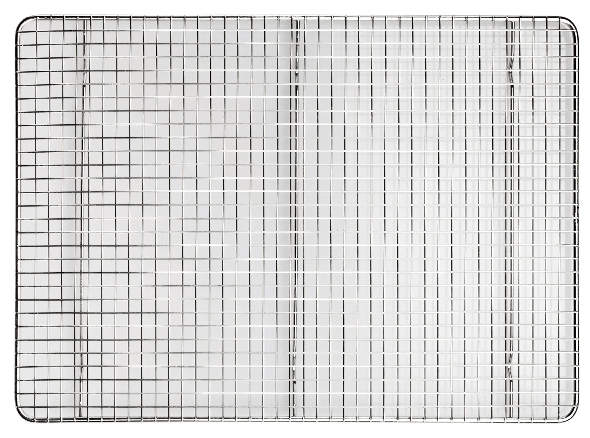 Winco PGWS-1216 12 Inch Wire Pan Grate Rectangular Footed Stainless Steel