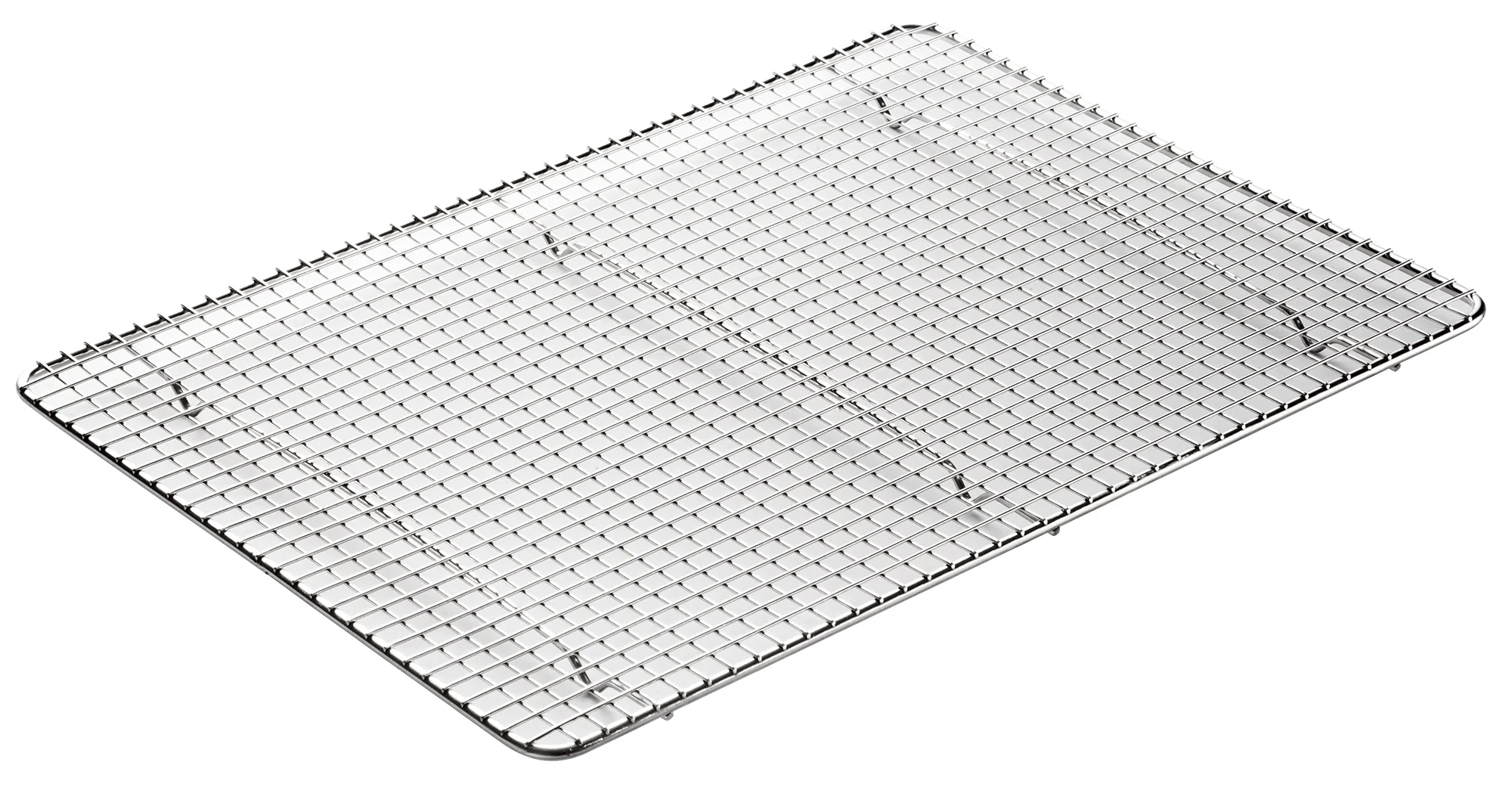 Winco PGWS-1216 12 Inch Wire Pan Grate Rectangular Footed Stainless Steel - Image 4