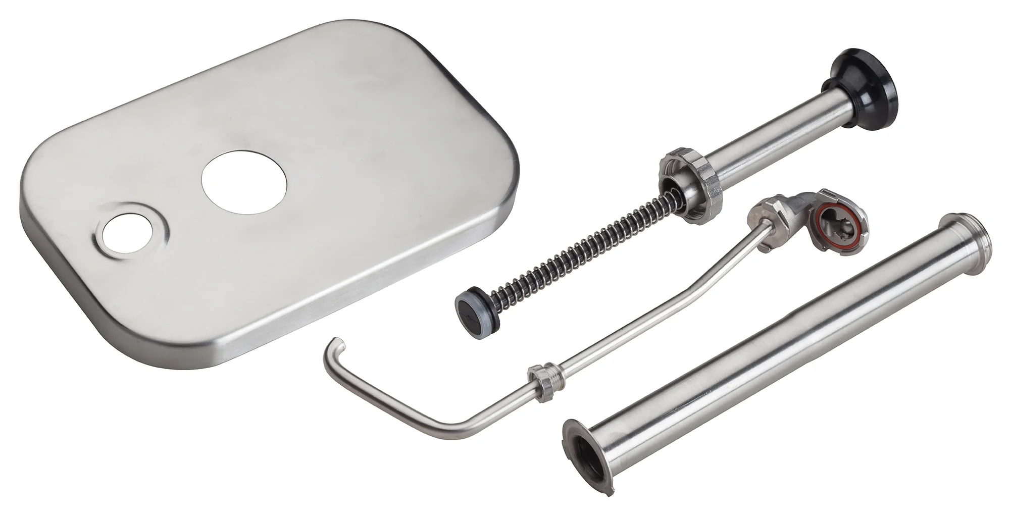 Winco PKTS-PT01 Pump with Lid for Condiment Dispenser Food-safe Durable Components - Image 2