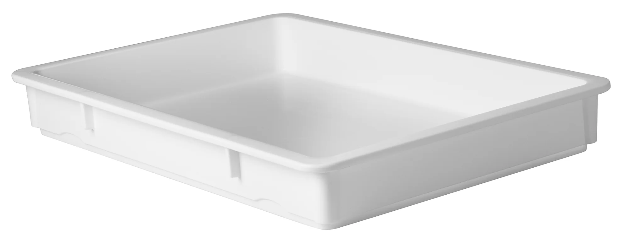 Dough Box 25-5/8 Inch - Winco PL-3N Rectangular Polypropylene for Pizza and Bakery