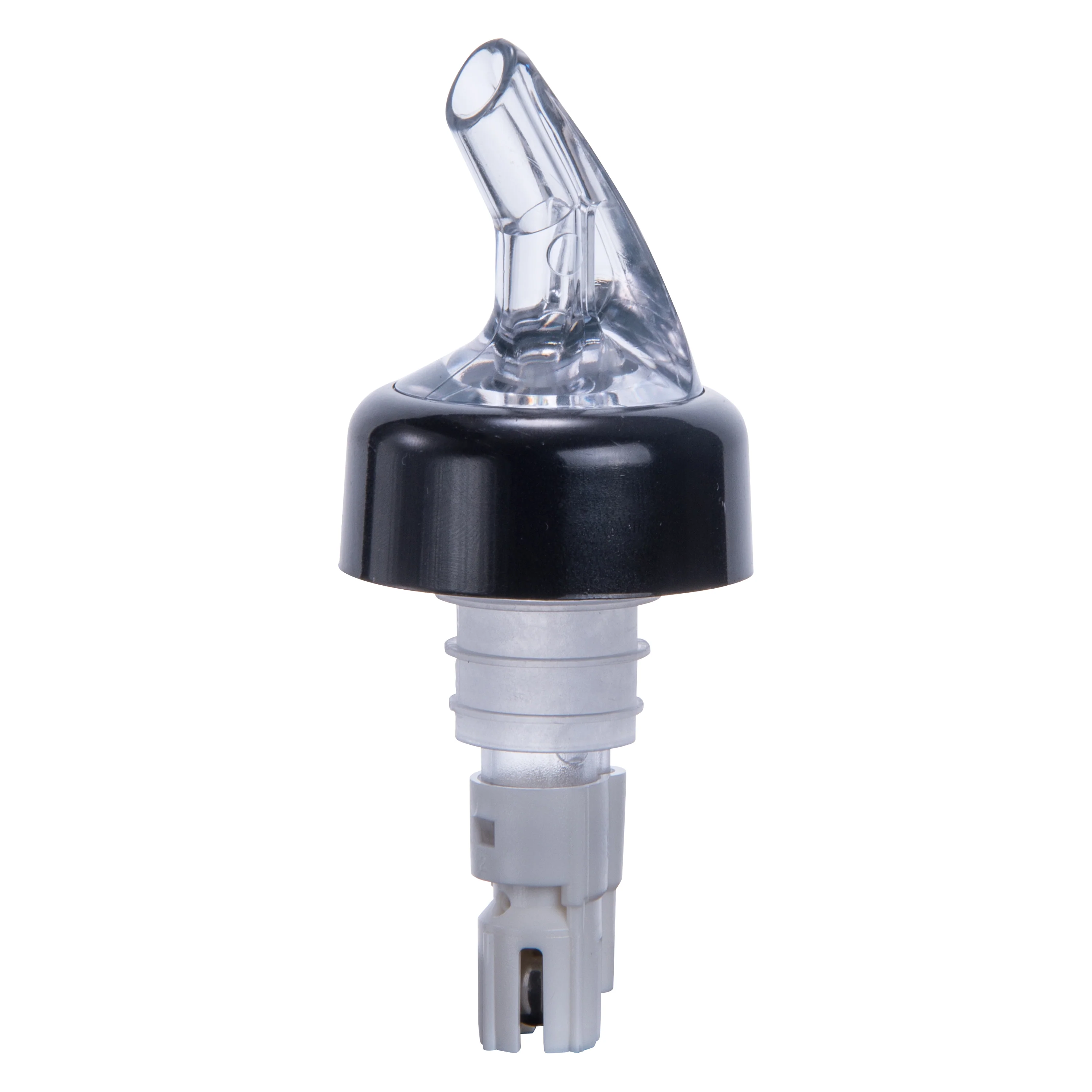 Winco PPA-200 2 Oz Measuring Pourer With Black Collar Poly Plastic - Image 2