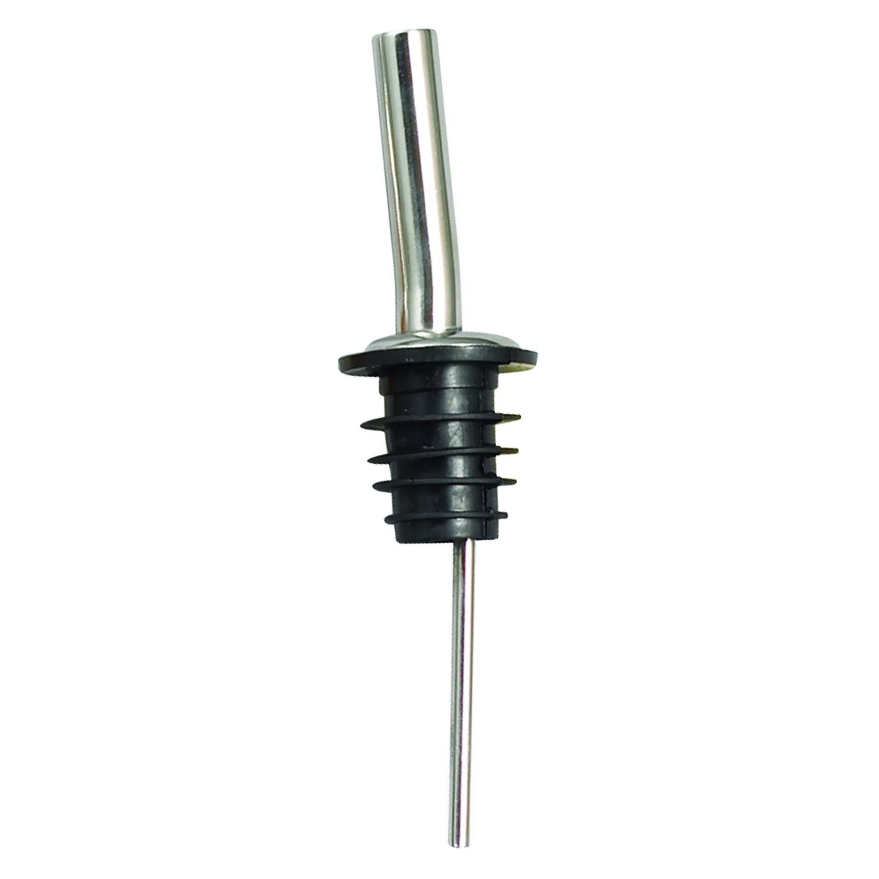 Winco PPM-4J Liquor Pourer Extra Fast Flow Metal Jet Spout with Breather Tube - Image 2