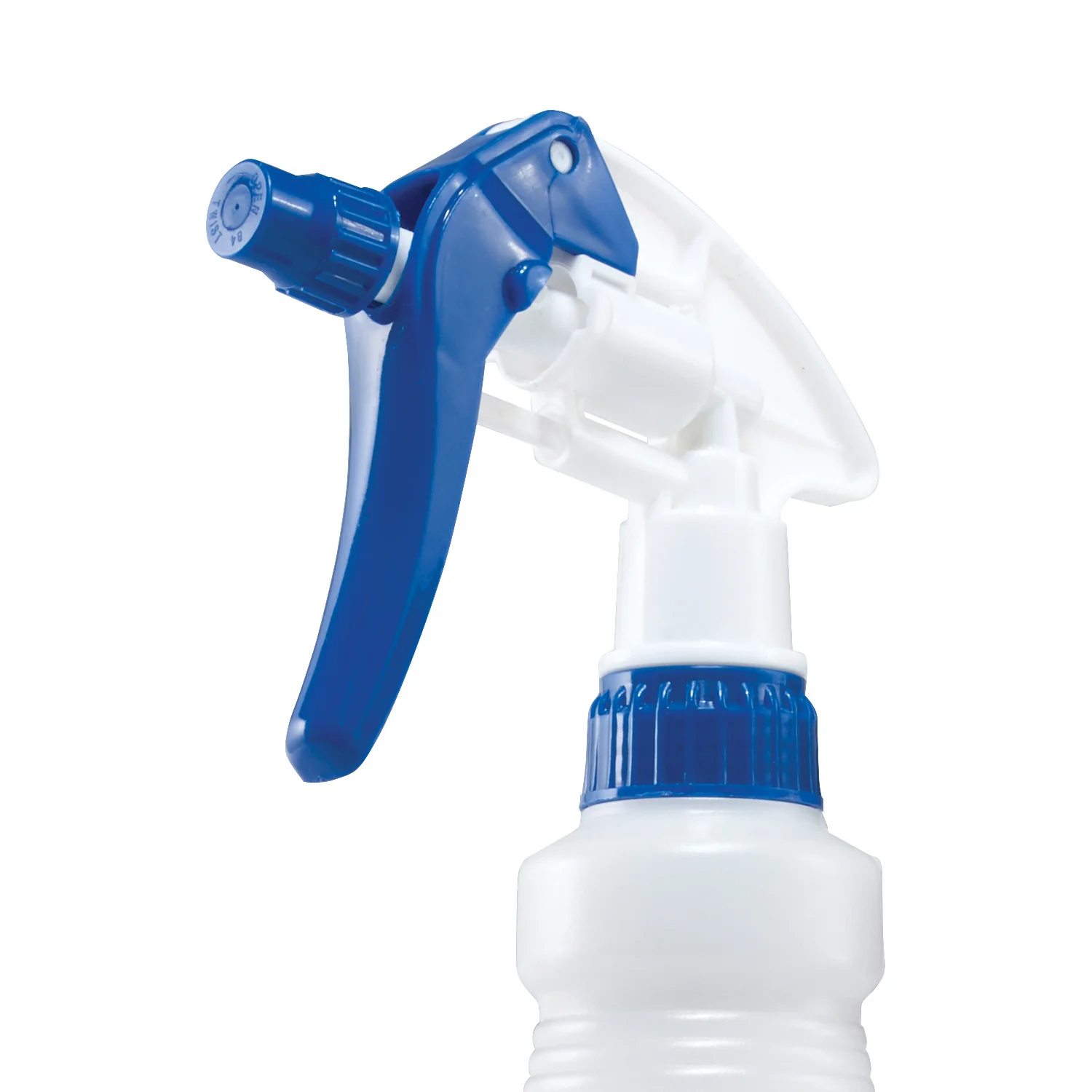 Winco PSR-9B 28 Oz Blue White Spray Bottle Plastic Durable Ergonomic - Image 4