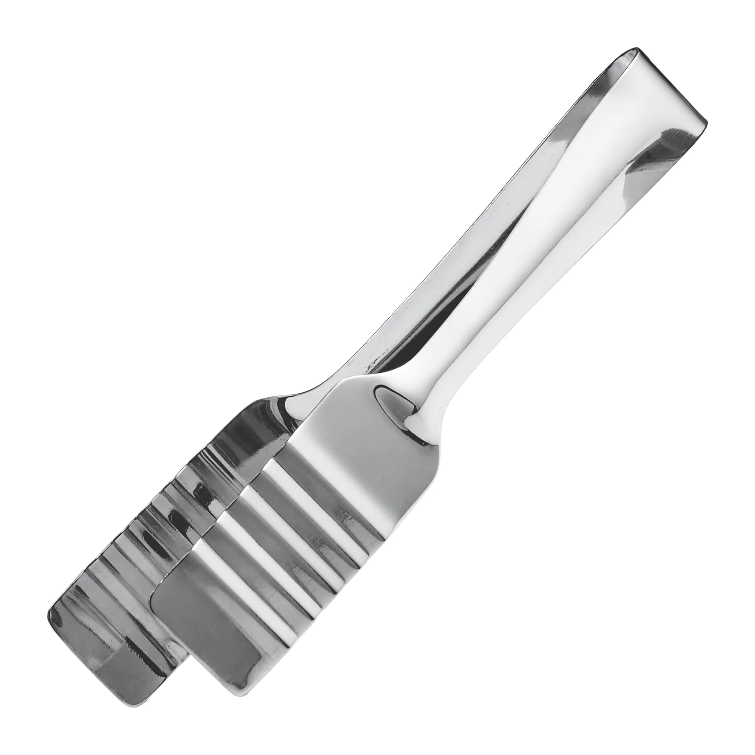 Winco PT-8 7-1/2 Inch Solid Pastry Tongs Short Handle Stainless Steel - Image 2
