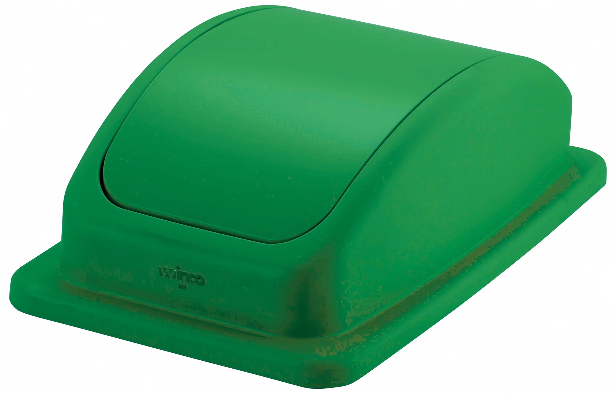Winco PTCL-23GR 20 Inch Trash Receptacle Lid with Polypropylene Green