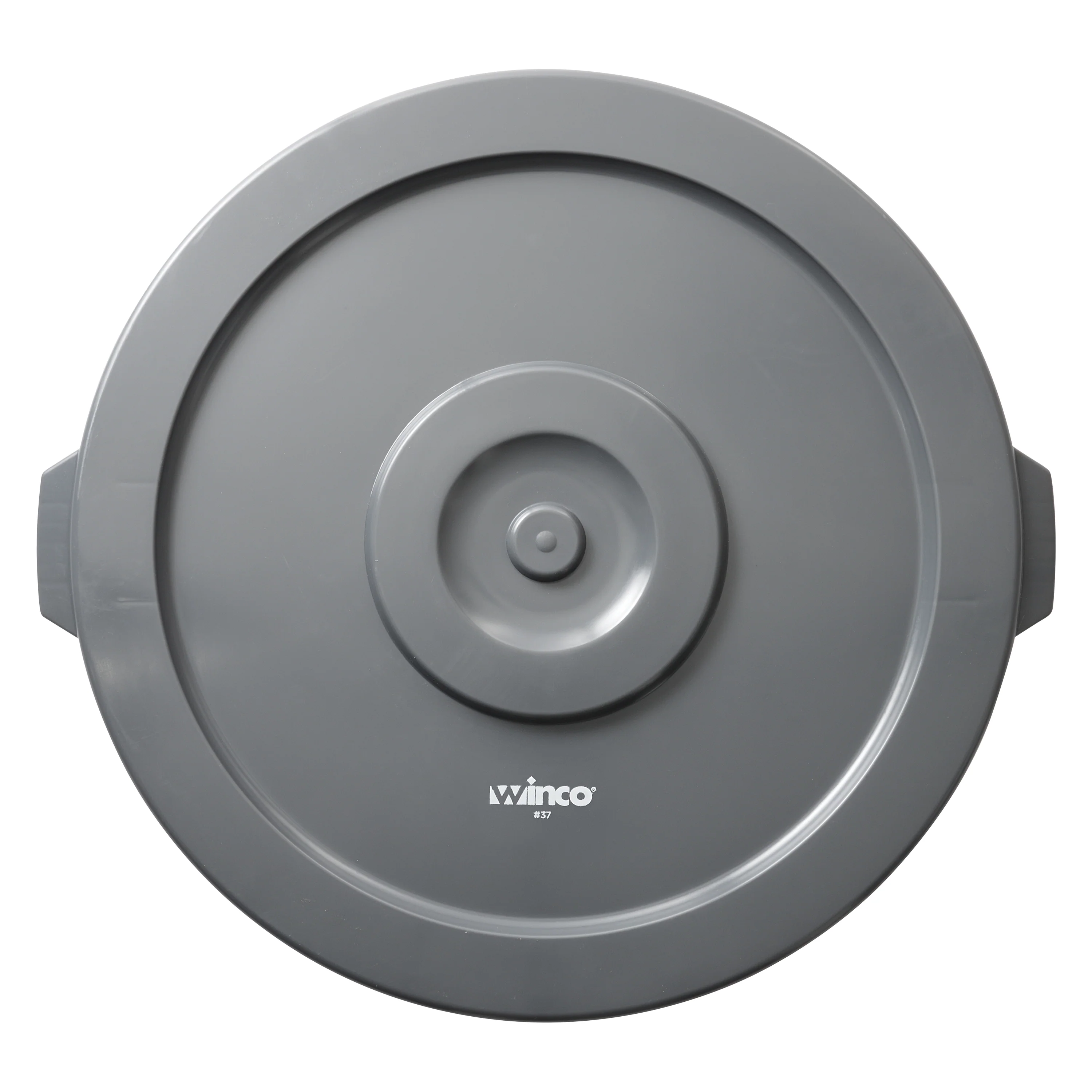 Winco PTCL-44 Lid for PTC-44G HDPE Gray Trash Receptacle Cover