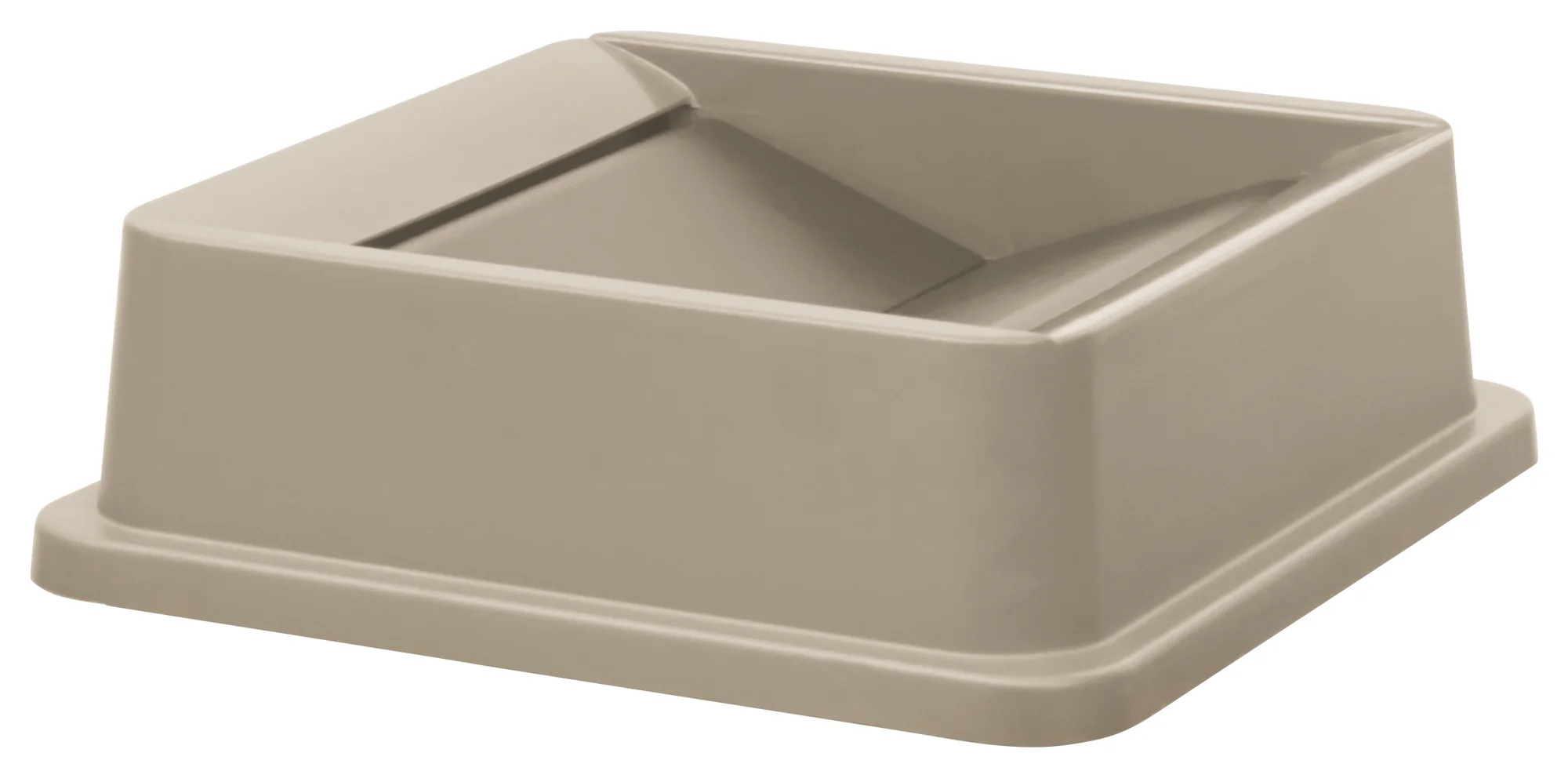 Winco PTCSL-35BE Lid Square Polystyrene for PTCS-35BE Beige - Image 2