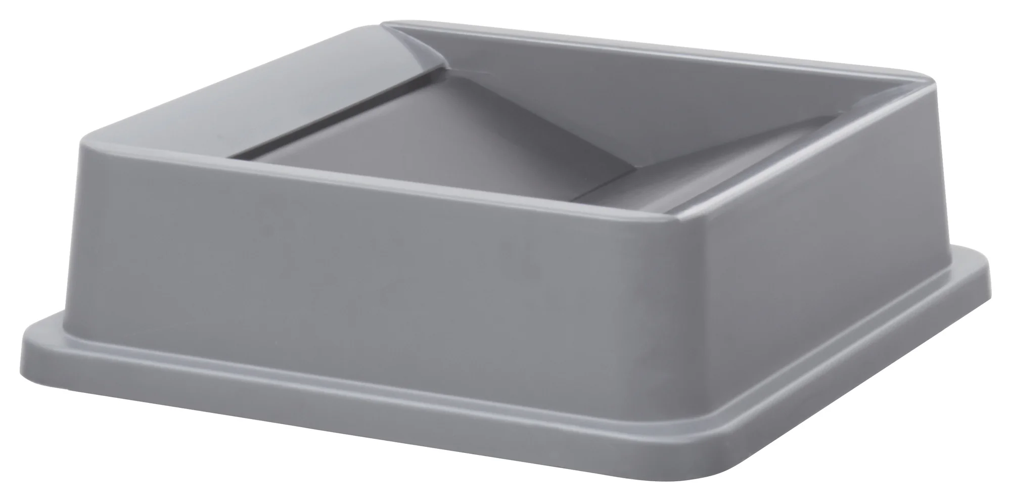 Winco PTCSL-35G Lid Swing Polystyrene Gray for PTCS-35G Trash Receptacle - Image 2
