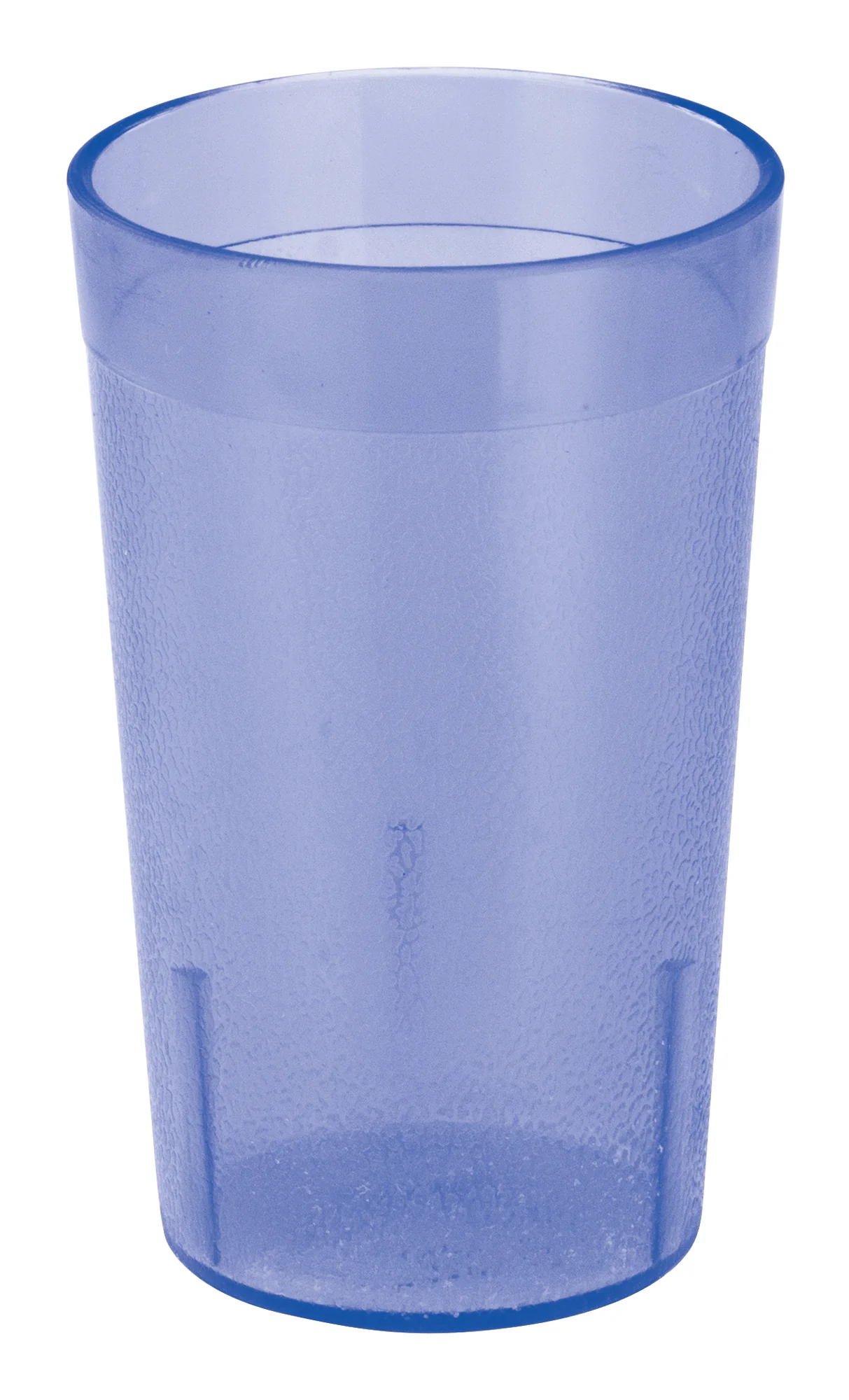 Winco PTP-05B 5 Oz Pebbled Tumbler Plastic Break-Resistant Dishwasher Safe Blue - Image 3