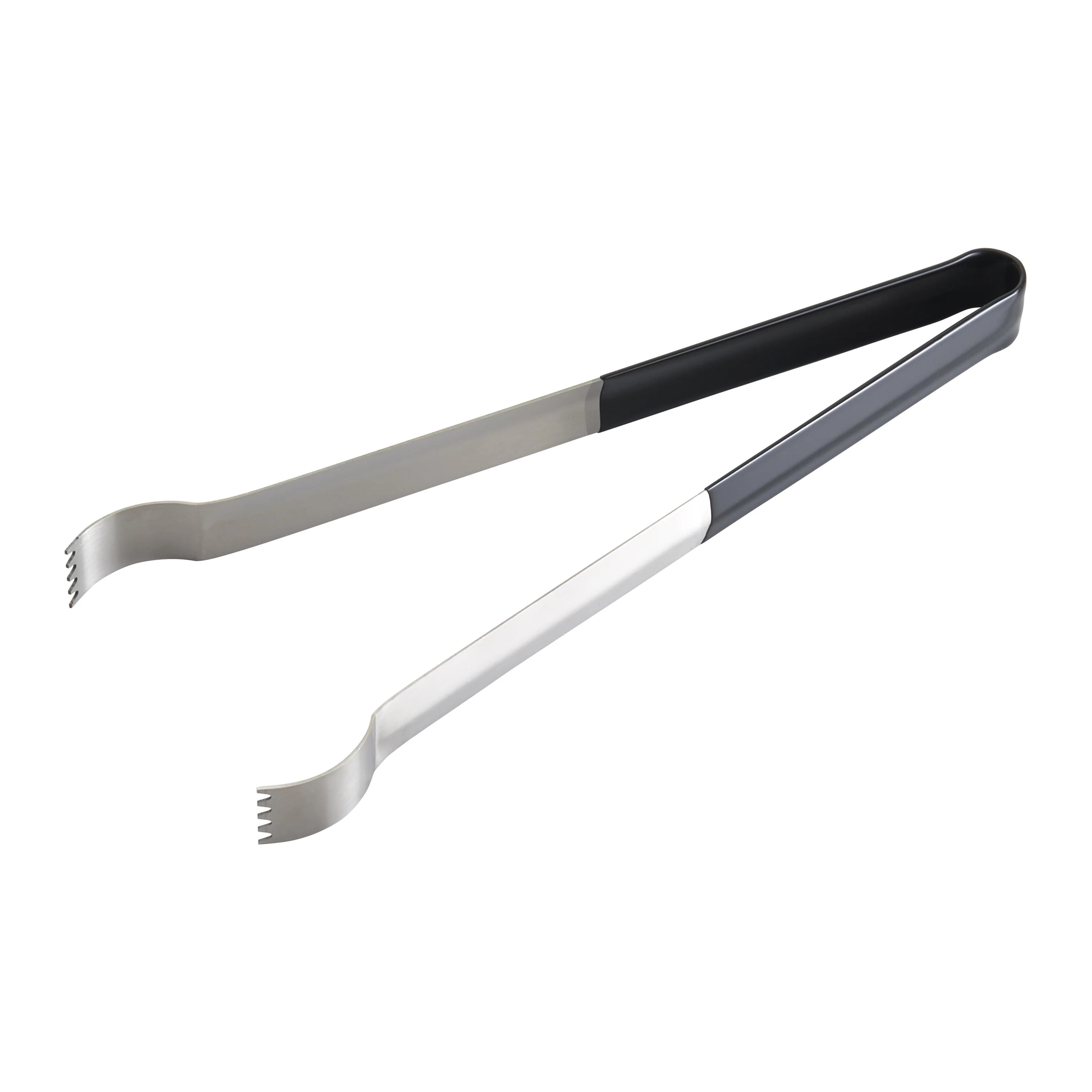 Winco PTPH-12 12 Inch Heavy Duty Pom Tong with Insulated PVC Handle Black Stainless Steel - Image 2