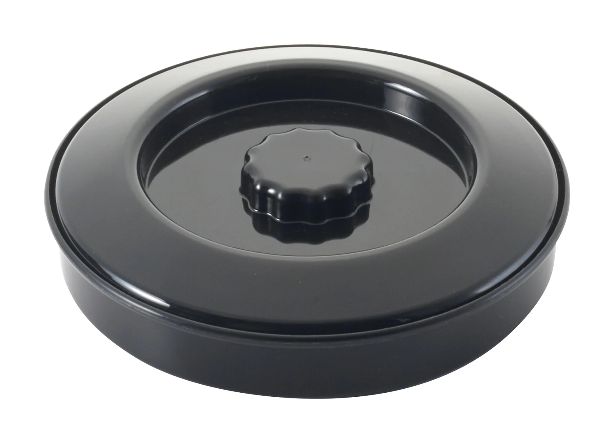 Winco PTW-7K 7-1/2 Inch Round Tortilla Warmer BPA Free Polypropylene Black - Image 4