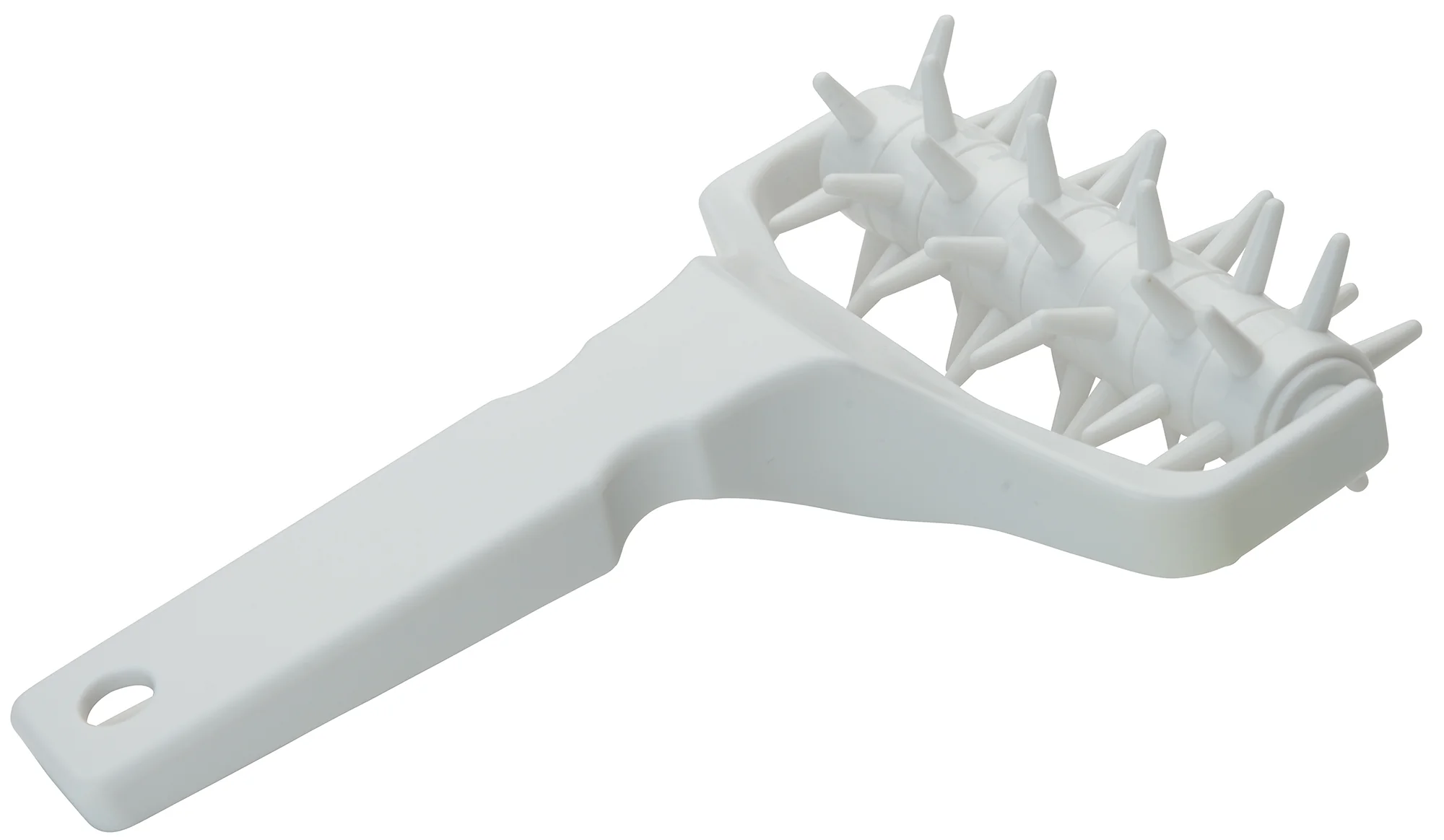 Winco RD-5P 5 Inch Dough Docker White Plastic Manual Tool