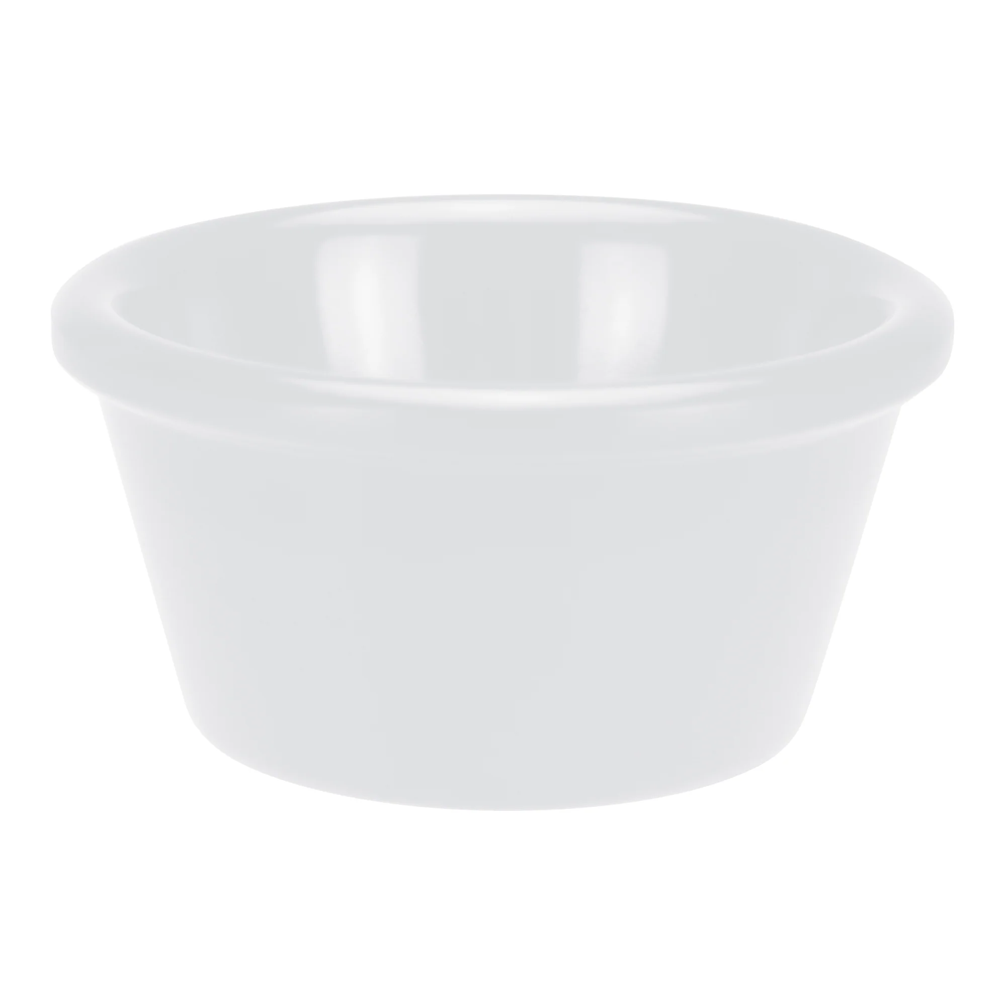 Winco RP-2W 2 Oz Ramekin Plain Melamine Dishwasher Safe White