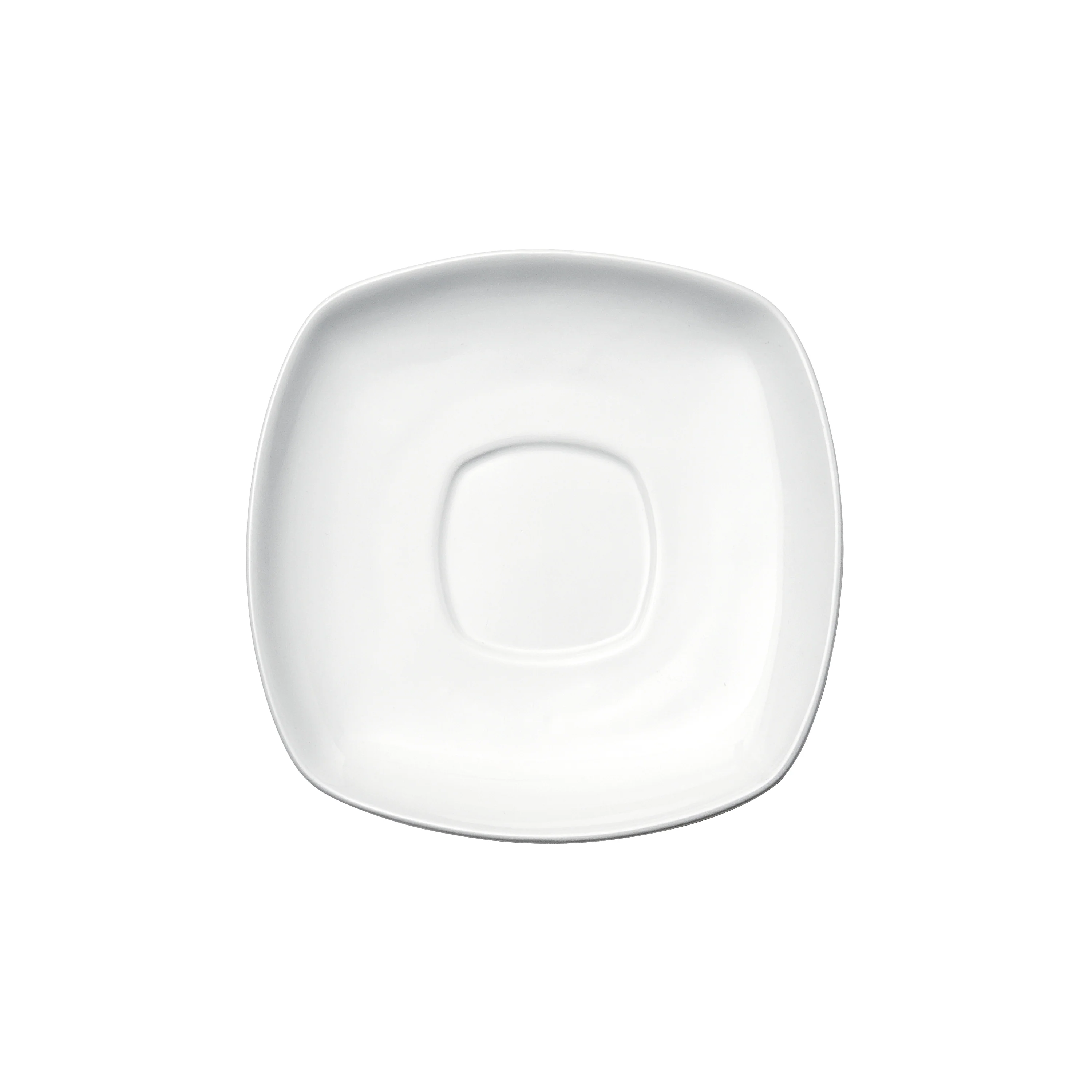 Winco RSS-6 Royalsquare Saucer 6"L X 6"W X 3/4"H
