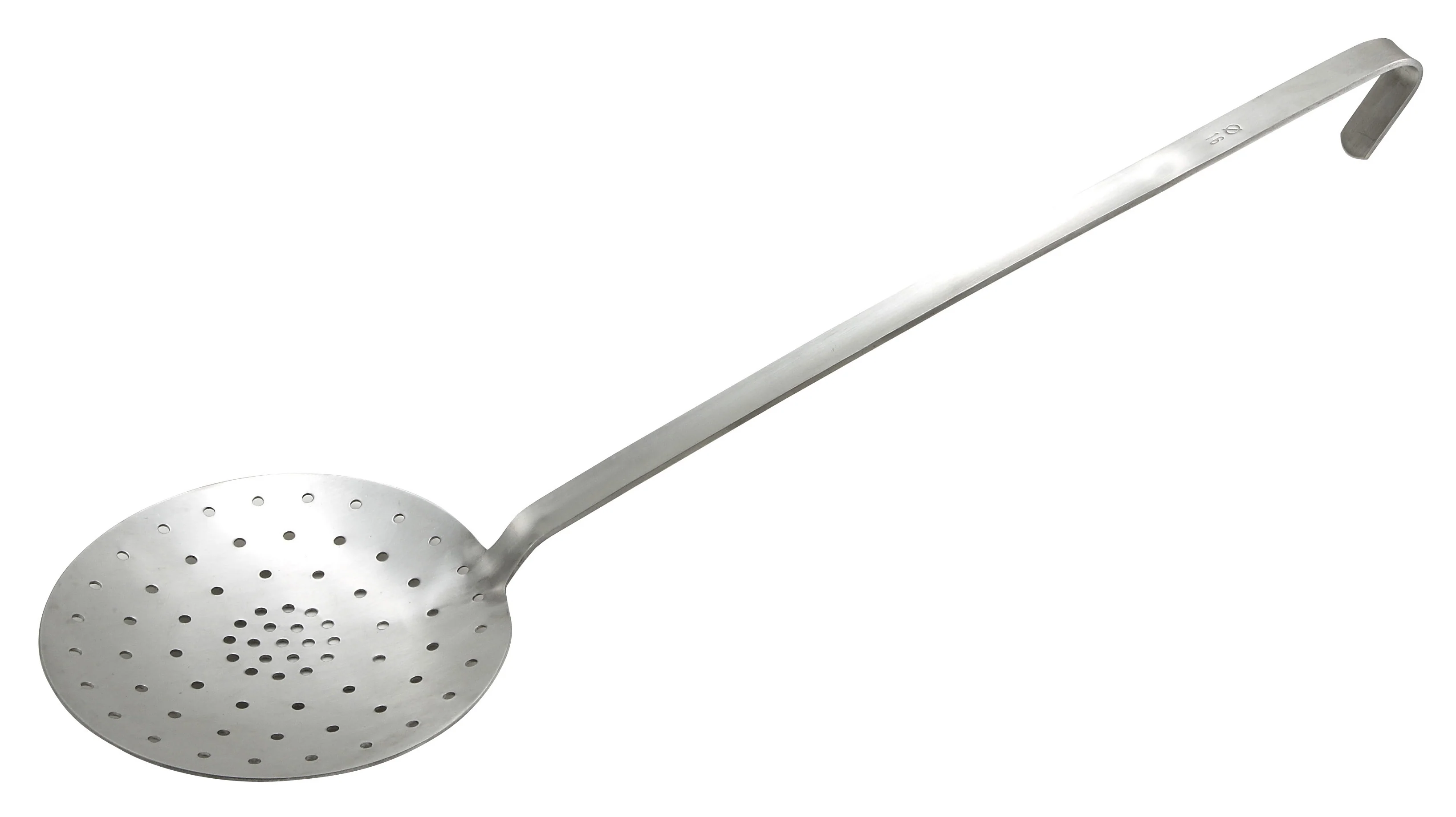 Winco SCS-6H 6-1/4 Inch Diameter Round Skimmer Perforated Stainless Steel
