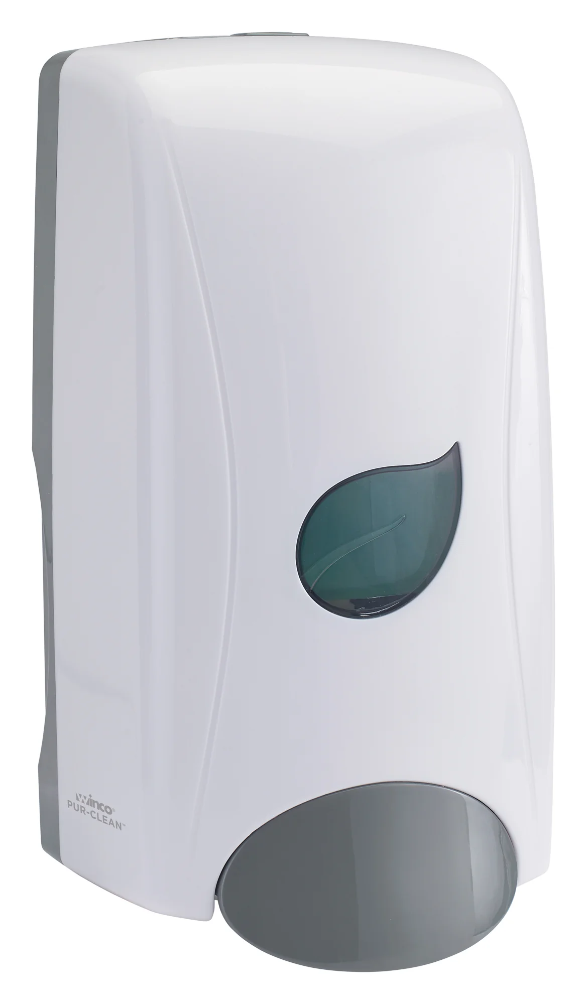 Winco SDMF-1W 35 Oz Manual Foam Soap Dispenser Wall Mount White Plastic