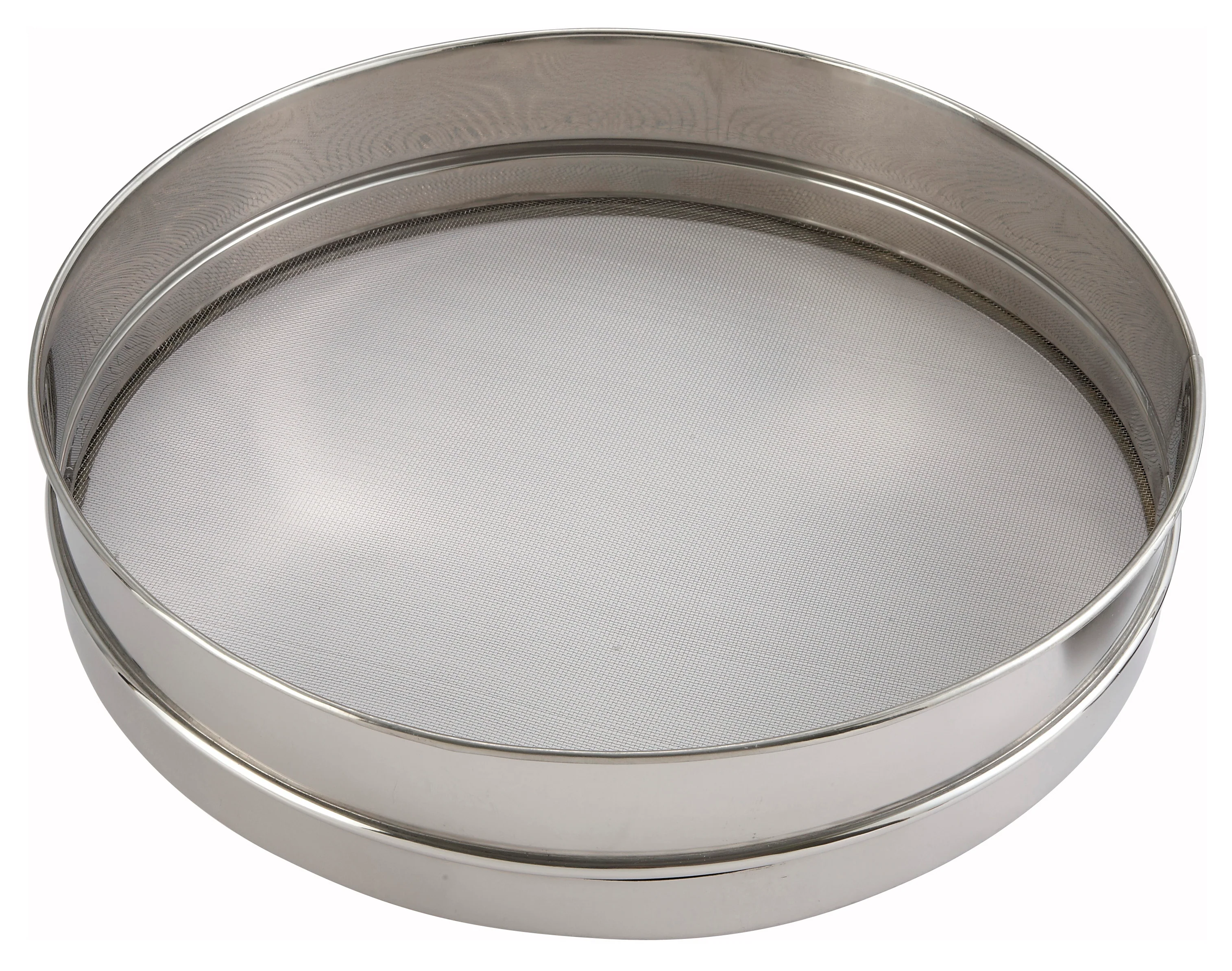 Winco SIV-16 16 Inch Diameter Sieve Round Stainless Steel with #20 Mesh
