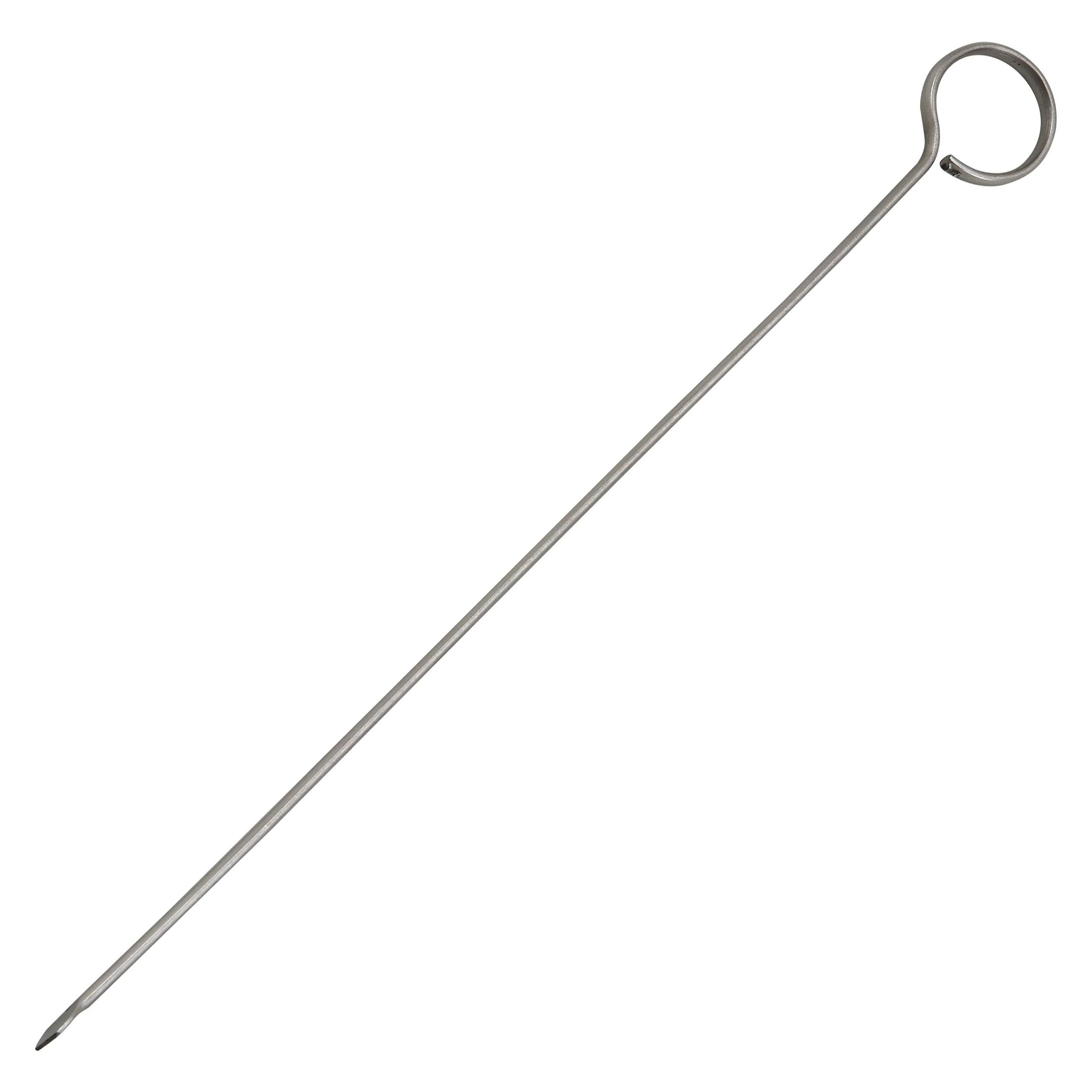 Winco SKO-10 10 Inch Oval Flat Needle Skewer Stainless Steel - Image 2