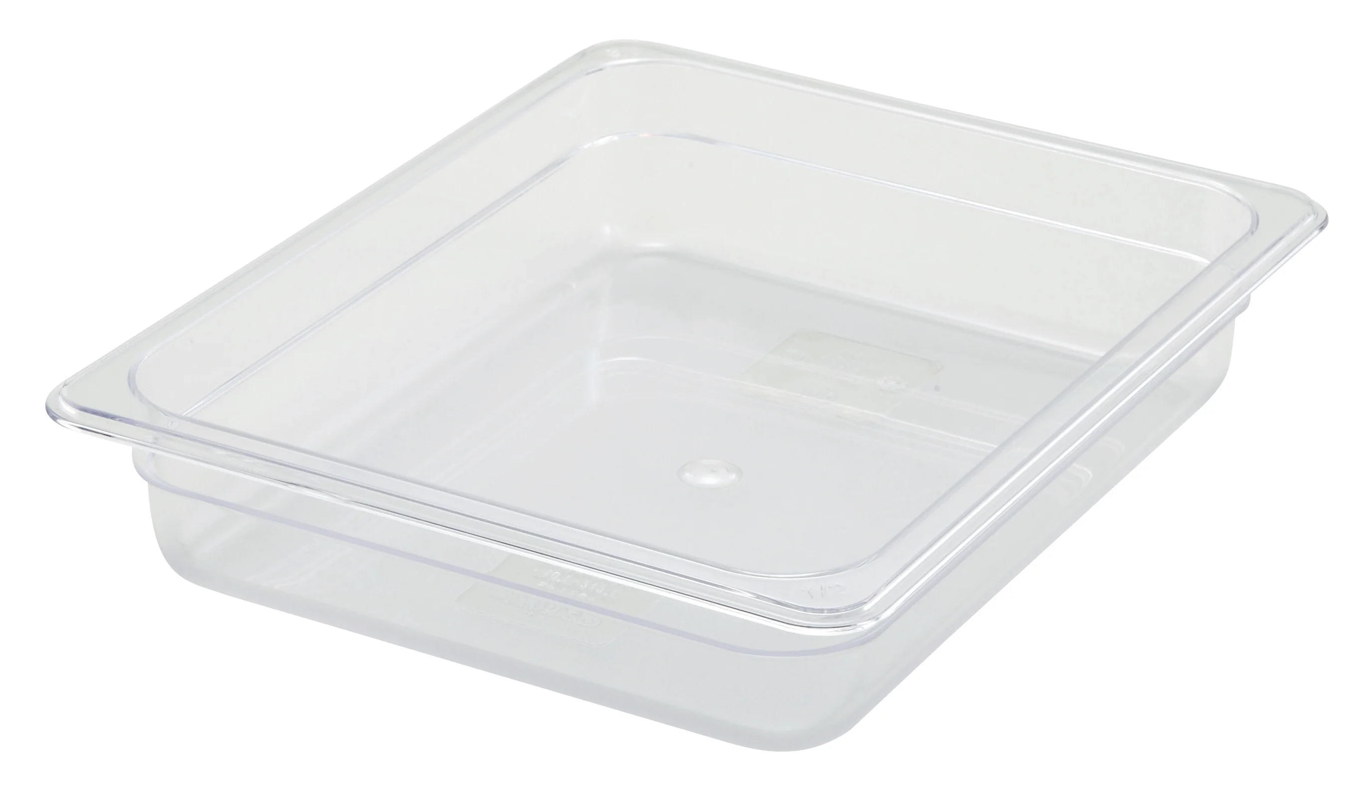 Winco SP7202 12-3/4 Inch Clear Polycarbonate Food Pan Dishwasher Safe - Image 2