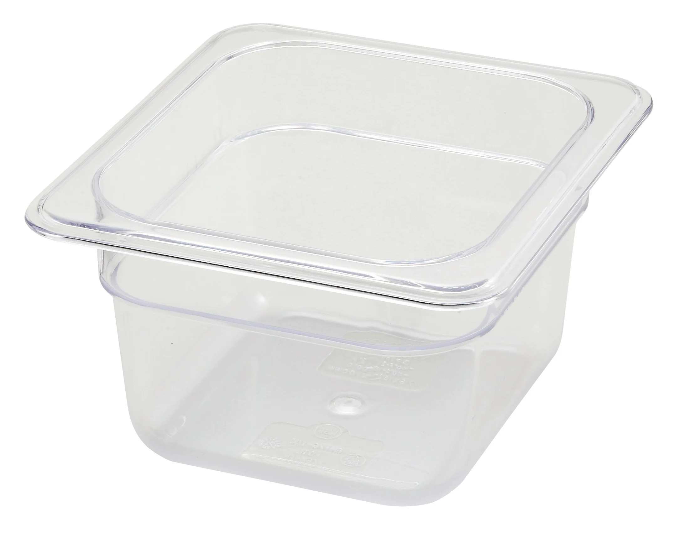 Winco SP7604 6-3/4 Inch Polycarbonate Food Pan Dishwasher Safe