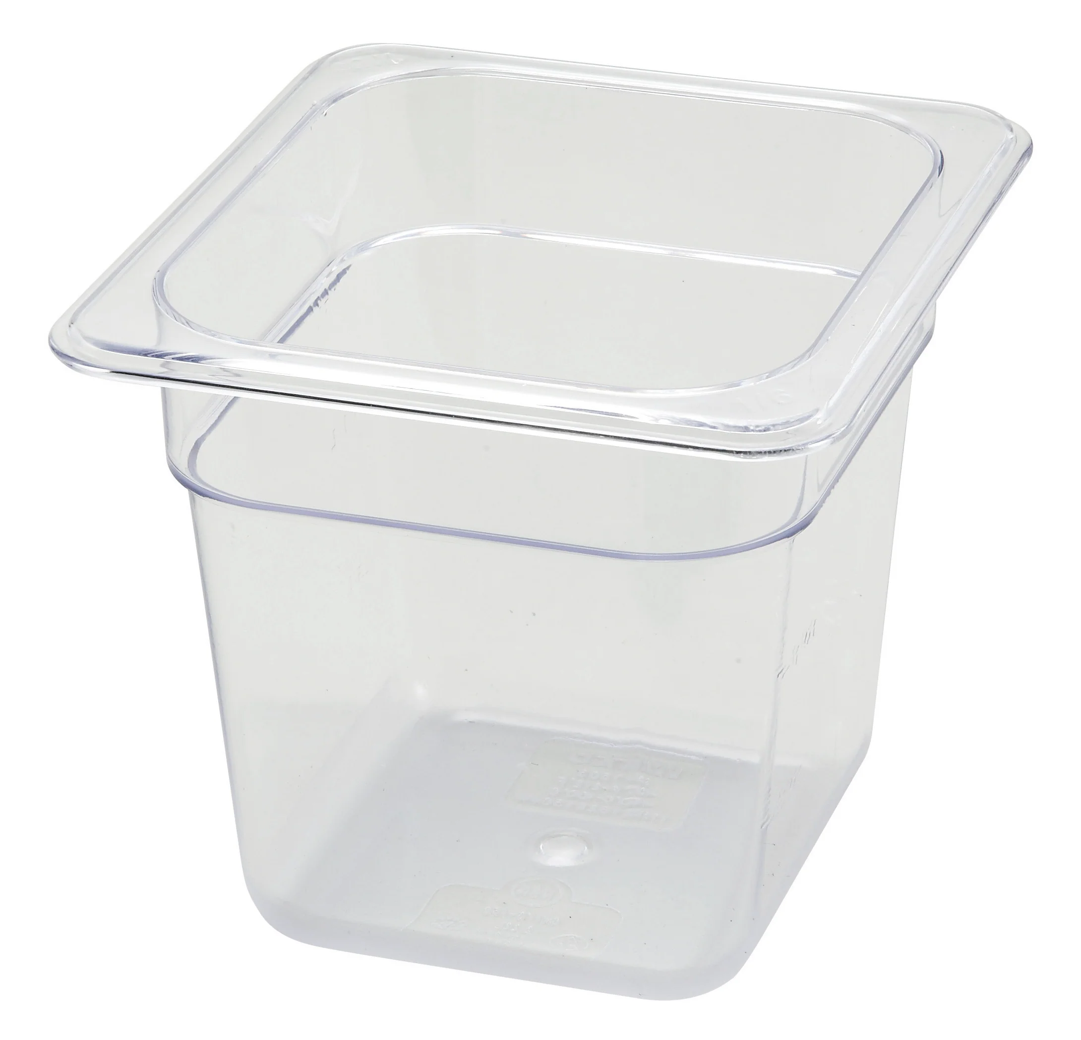 Winco SP7606 6-3/4 Inch Plastic Food Pan 1/6 Size NSF Dishwasher Safe - Image 2