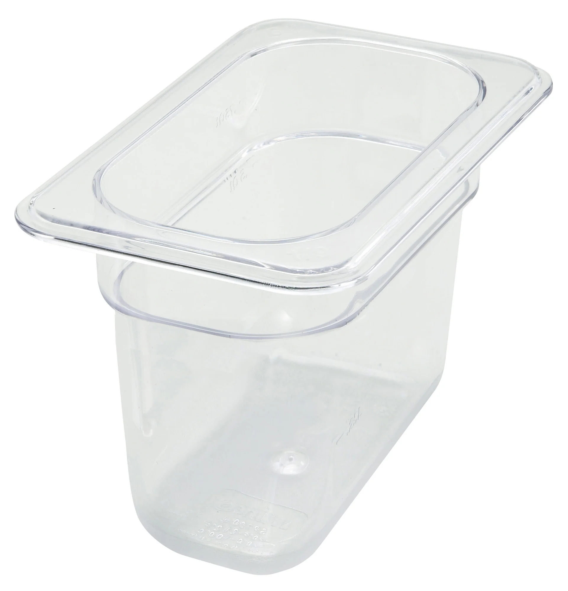 Winco SP7906 6-7/8 Inch Polycarbonate Food Pan 1/9 Size Dishwasher Safe - Image 2