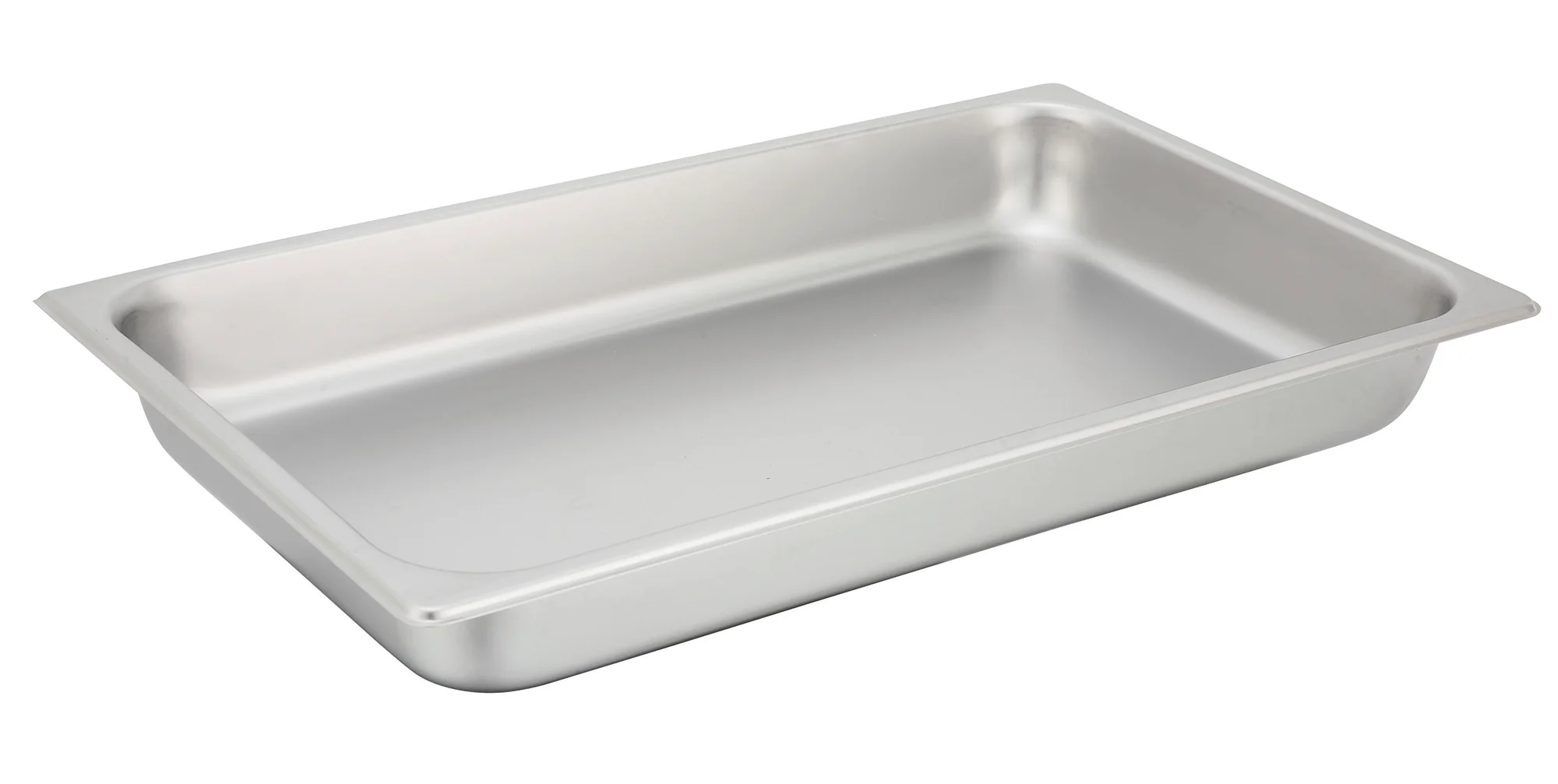 Winco SPF2 20 Inch Steam Table Pan Stainless Steel Full Size with Straight Sides - Image 3