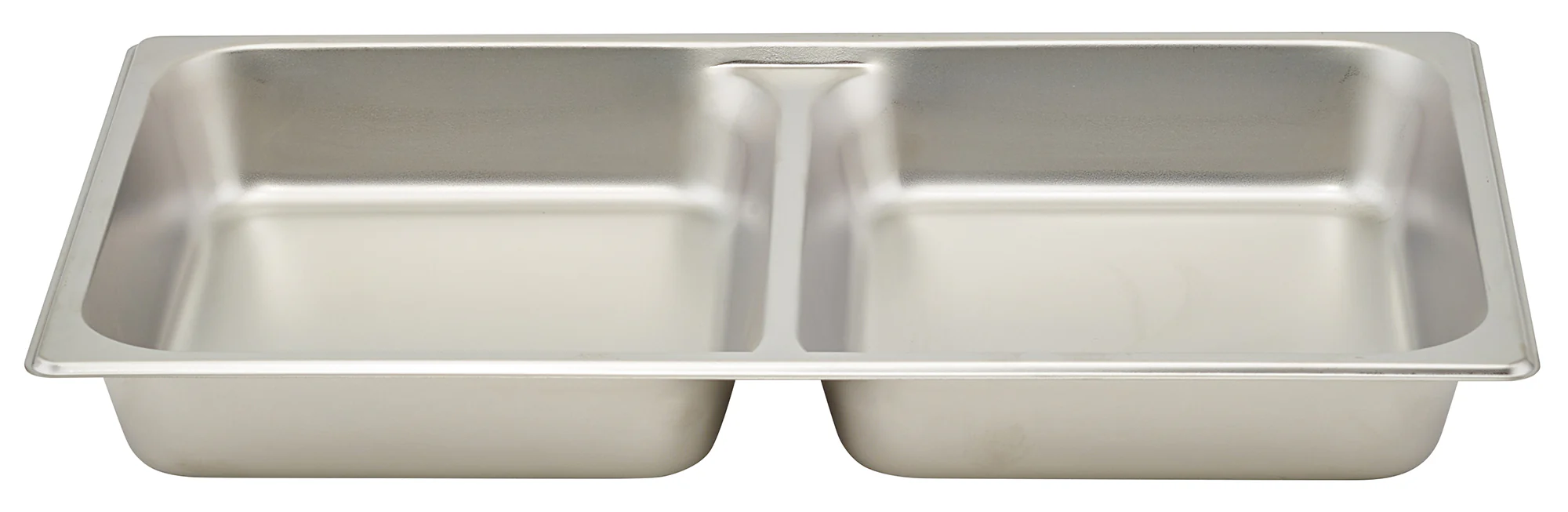 Divided Food Pan Full-Size - Winco SPFD2 2-1/2 Inch Deep Rectangular Stainless - Image 3