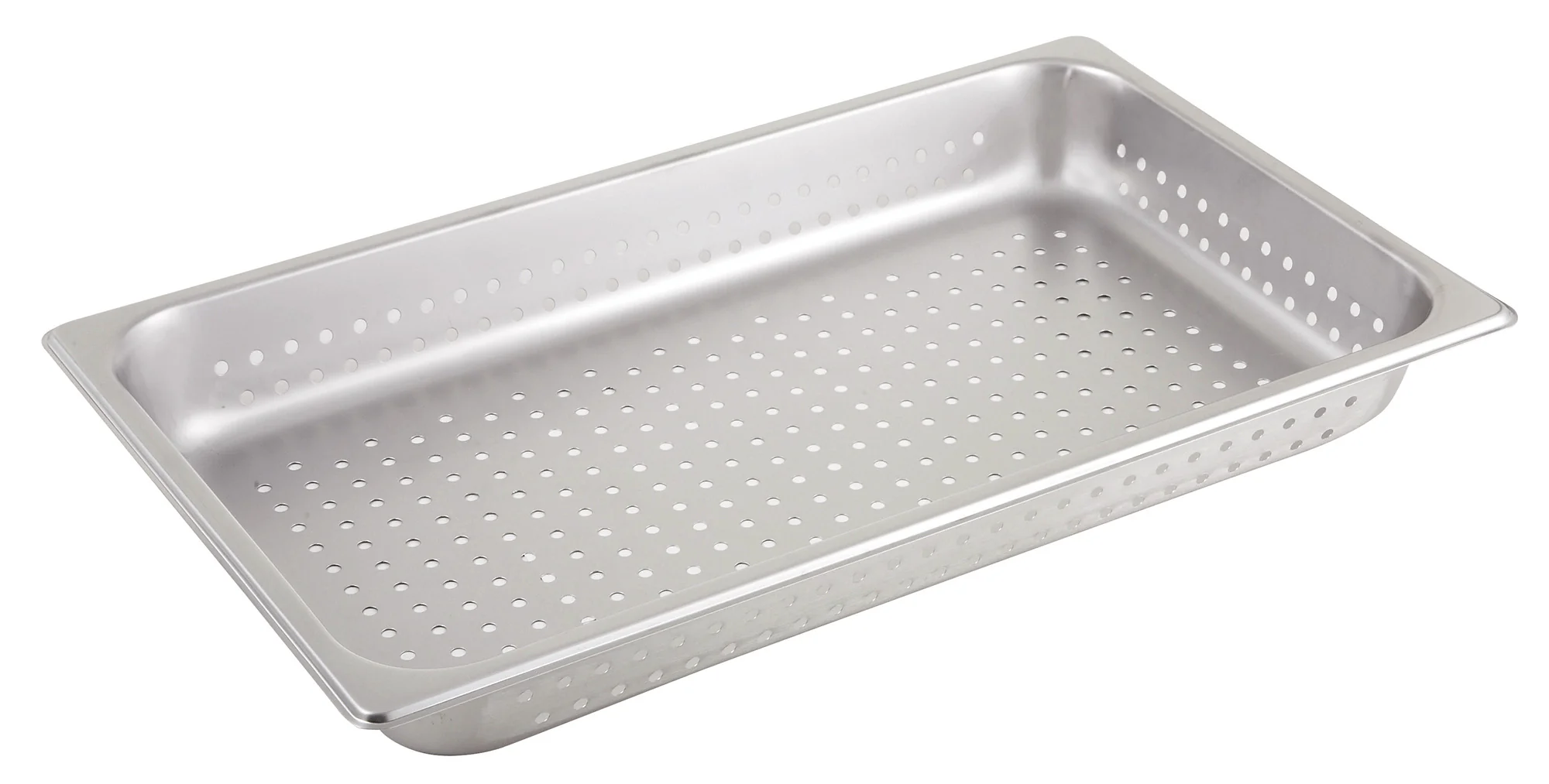 Perforated Steam Pan Full-Size - Winco SPFP2 2-1/2 Inch 25 Gauge Stainless - Image 2