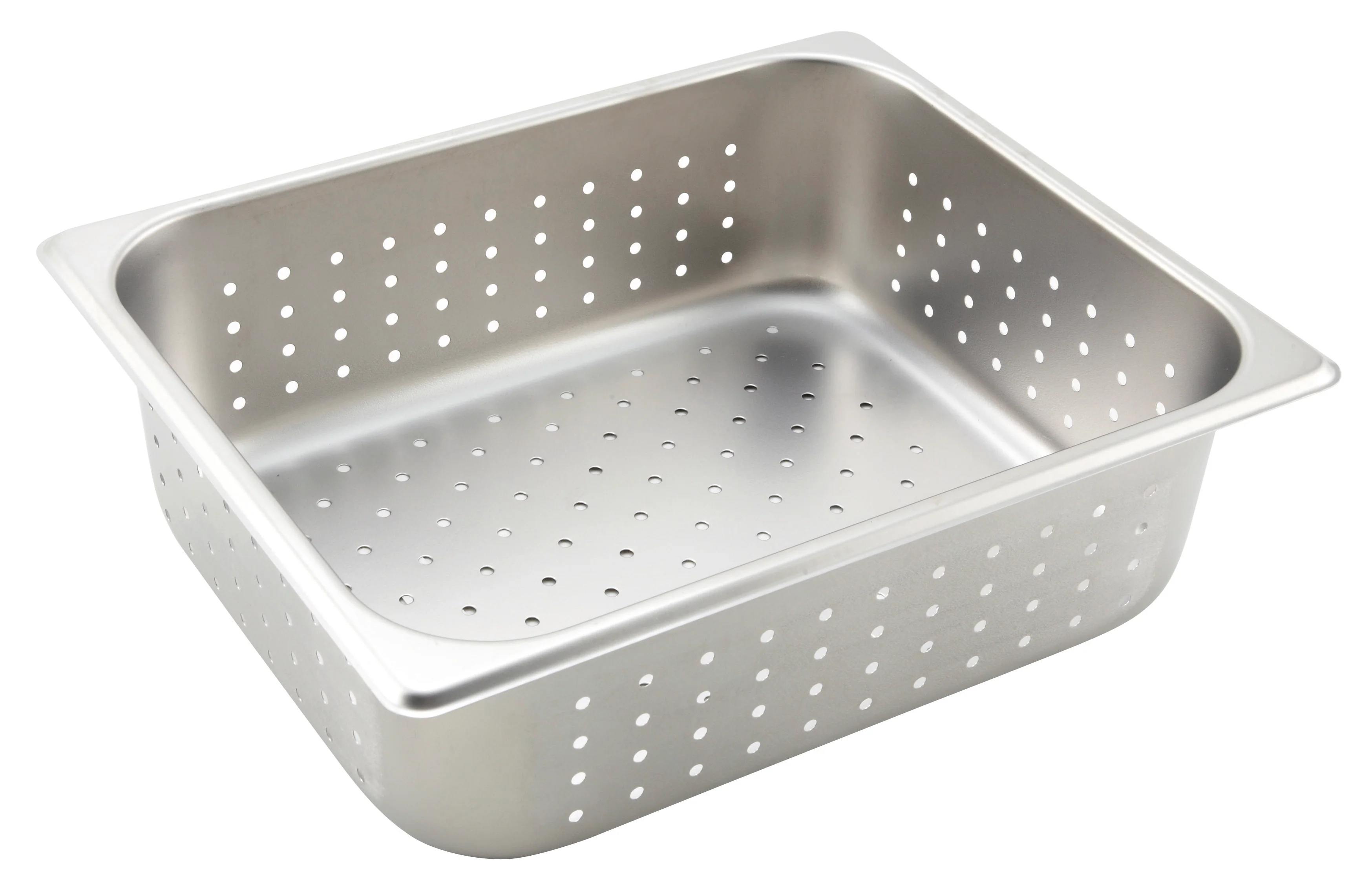 Winco SPHP4 1/2 Size Perforated Steam Table Pan 25 Gauge Stainless Steel - Image 2