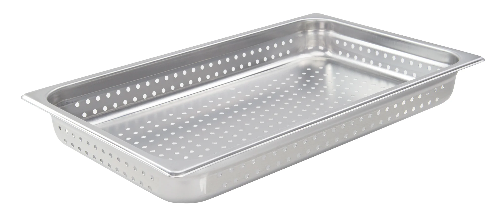 Winco SPJH-102PF 20 Inch Perforated Steam Table Pan Stainless Steel with Durability