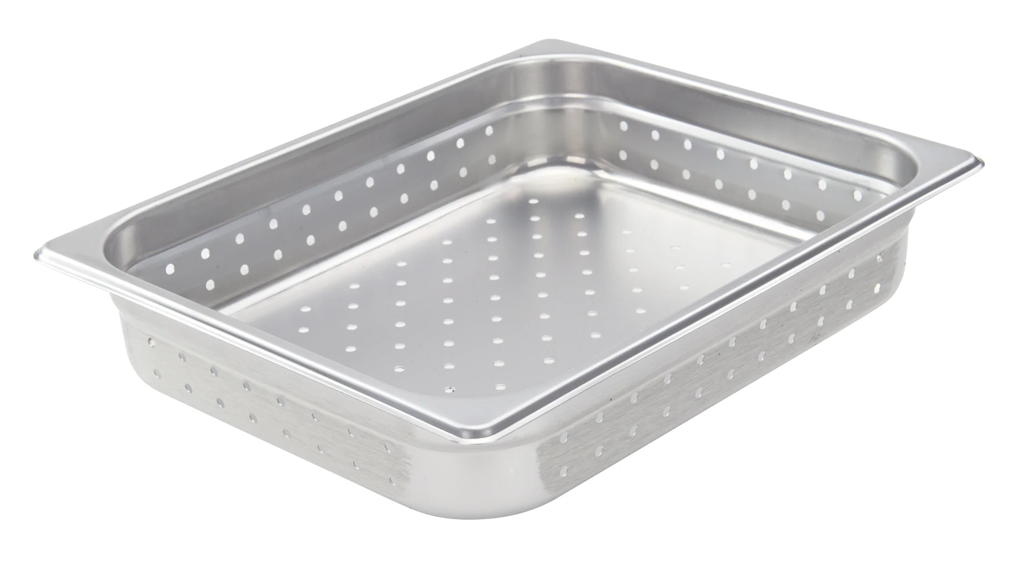 Winco SPJH-202PF 12 Inch Perforated Steam Table Pan 22 Gauge Stainless Steel - Image 2