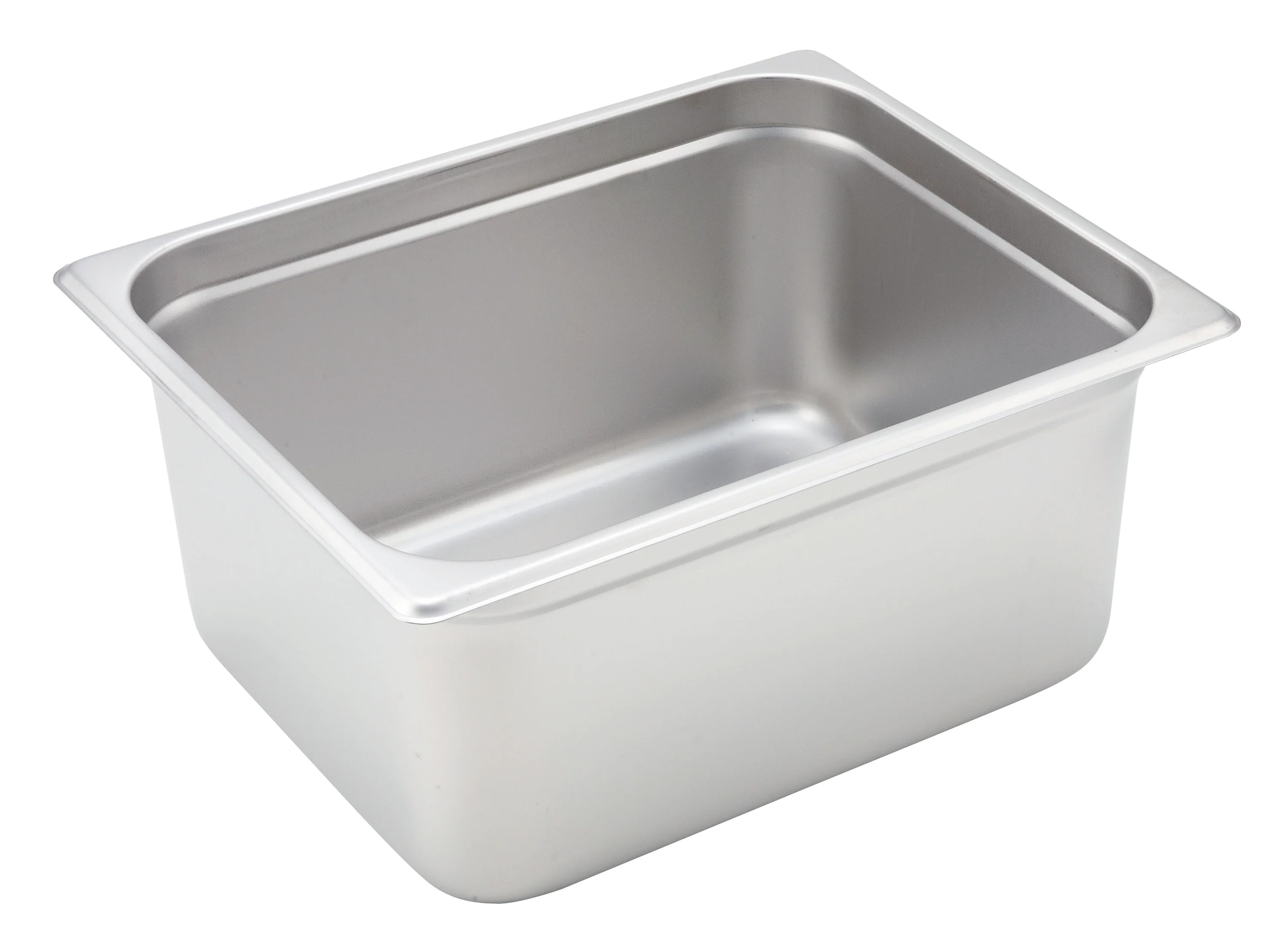 Winco SPJH-206 12 Inch 22 Gauge Heavyweight Stainless Steel Steam Table Pan - Image 2
