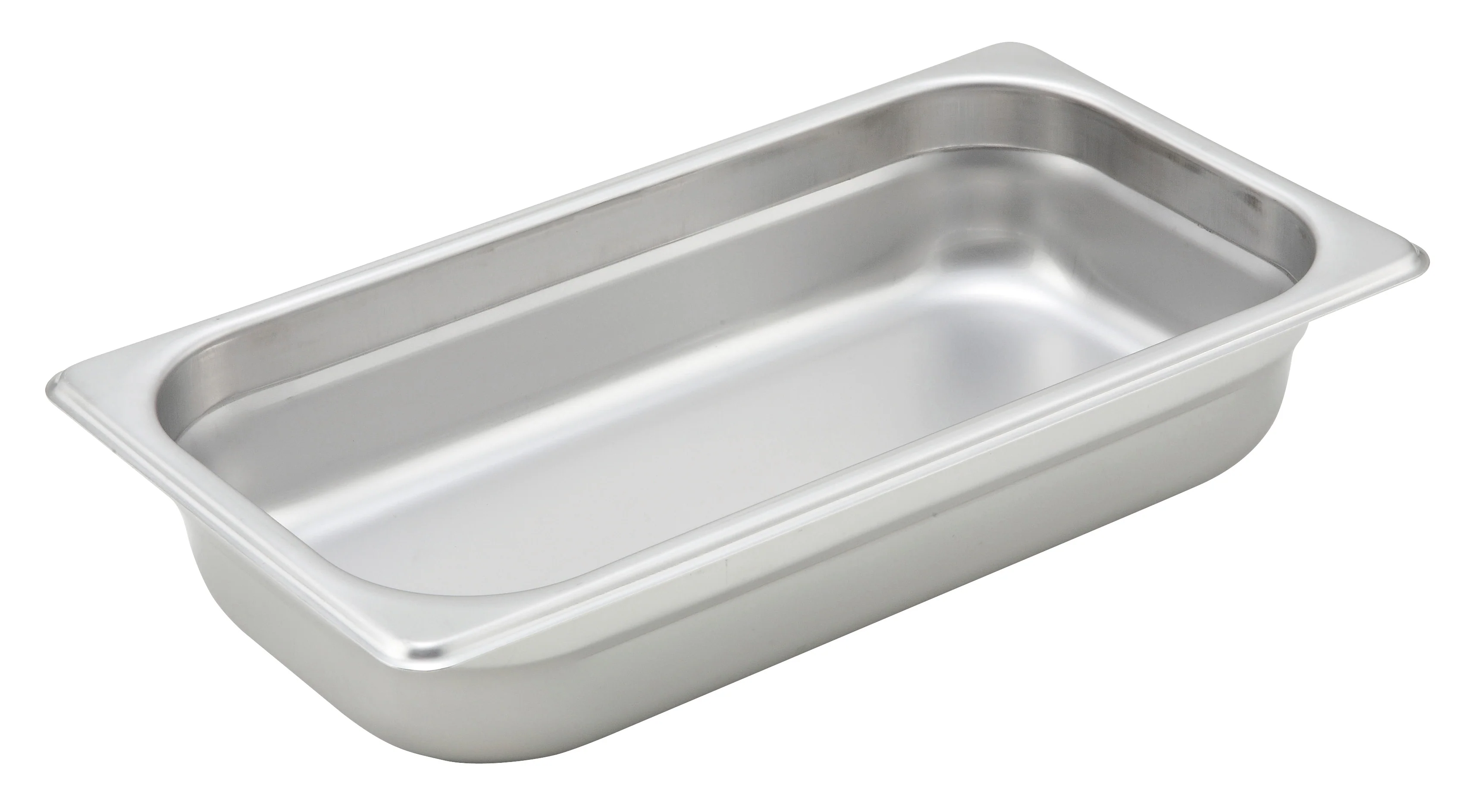 Winco SPJH-302 12-3/4 Inch Steam Table Pan 22 Gauge Heavy Weight Stainless Steel - Image 2
