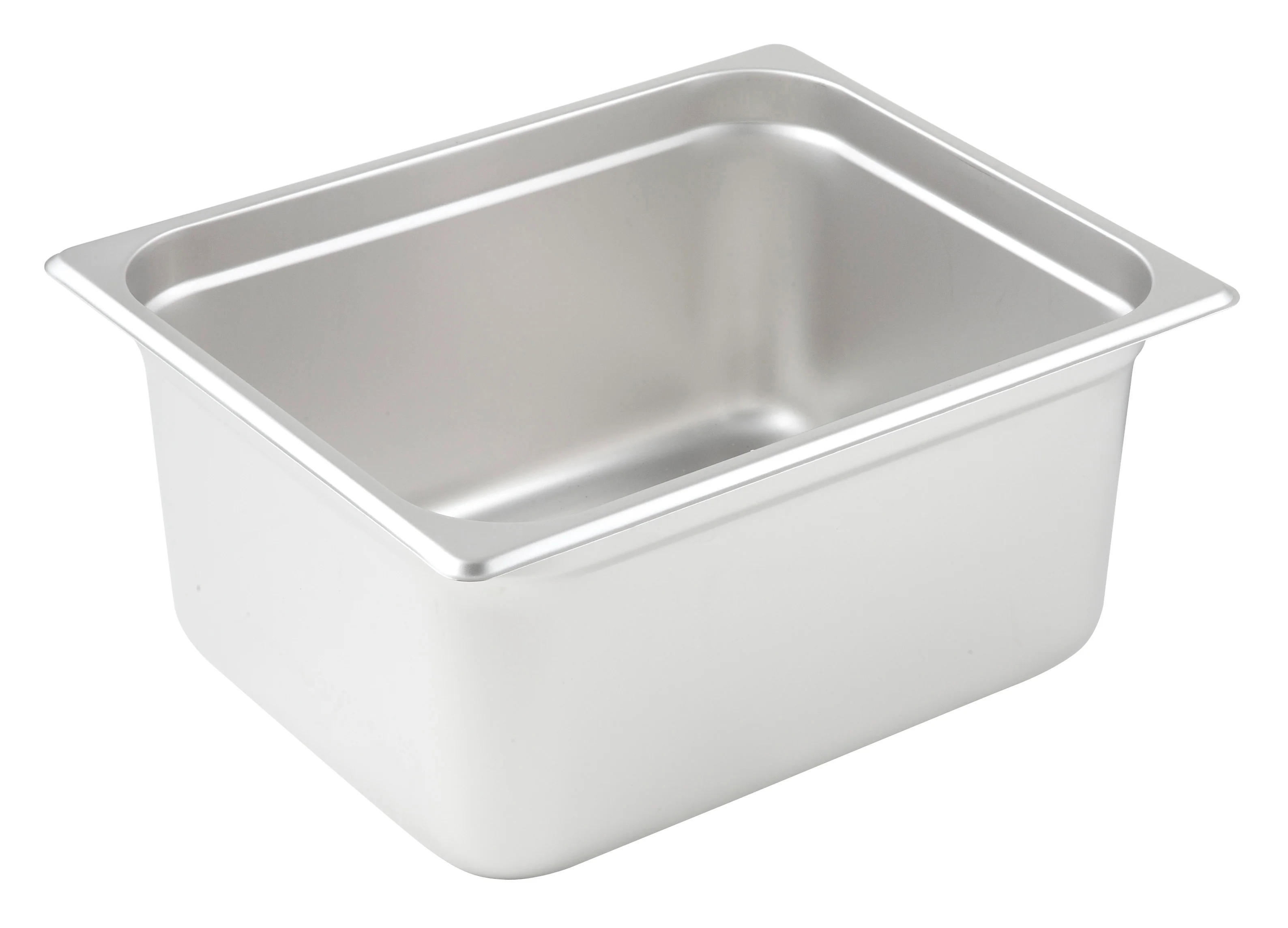 Anti-Jam Steam Pan 1/2-Long Size - Winco SPJL-206 12.75 Inch 25 Gauge Stainless