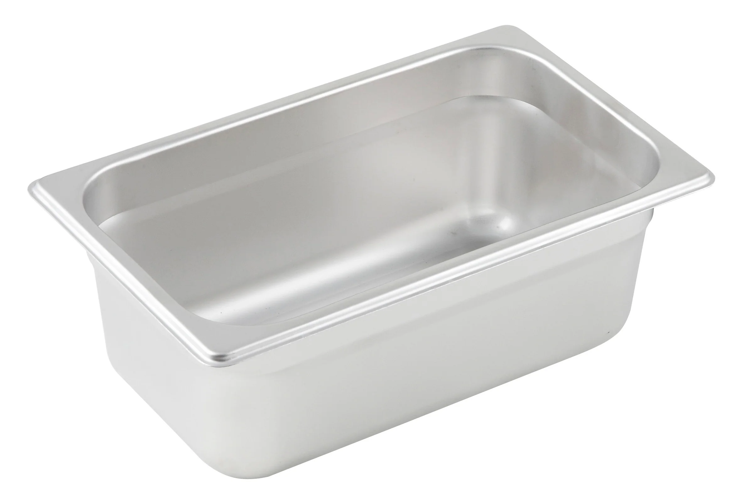 Anti-Jam Steam Pan 1/4 Size - Winco SPJL-404 10 Inch 25 Gauge Stainless - Image 3