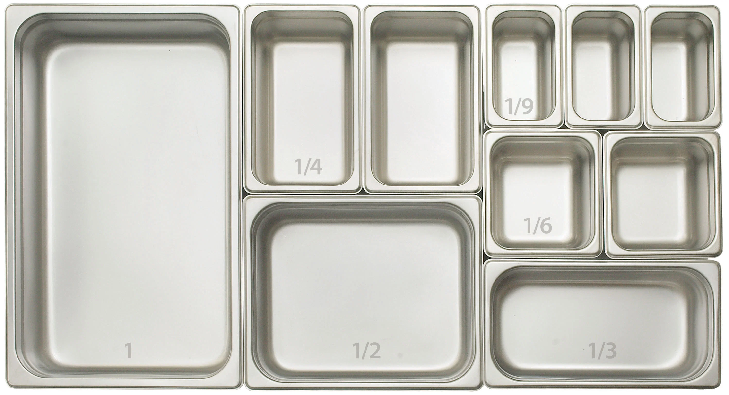 Winco SPJL-406 10-5/6 Inch Width 25 Gauge Commercial Steam Table Pan Stainless Steel Anti-jamming - Image 3