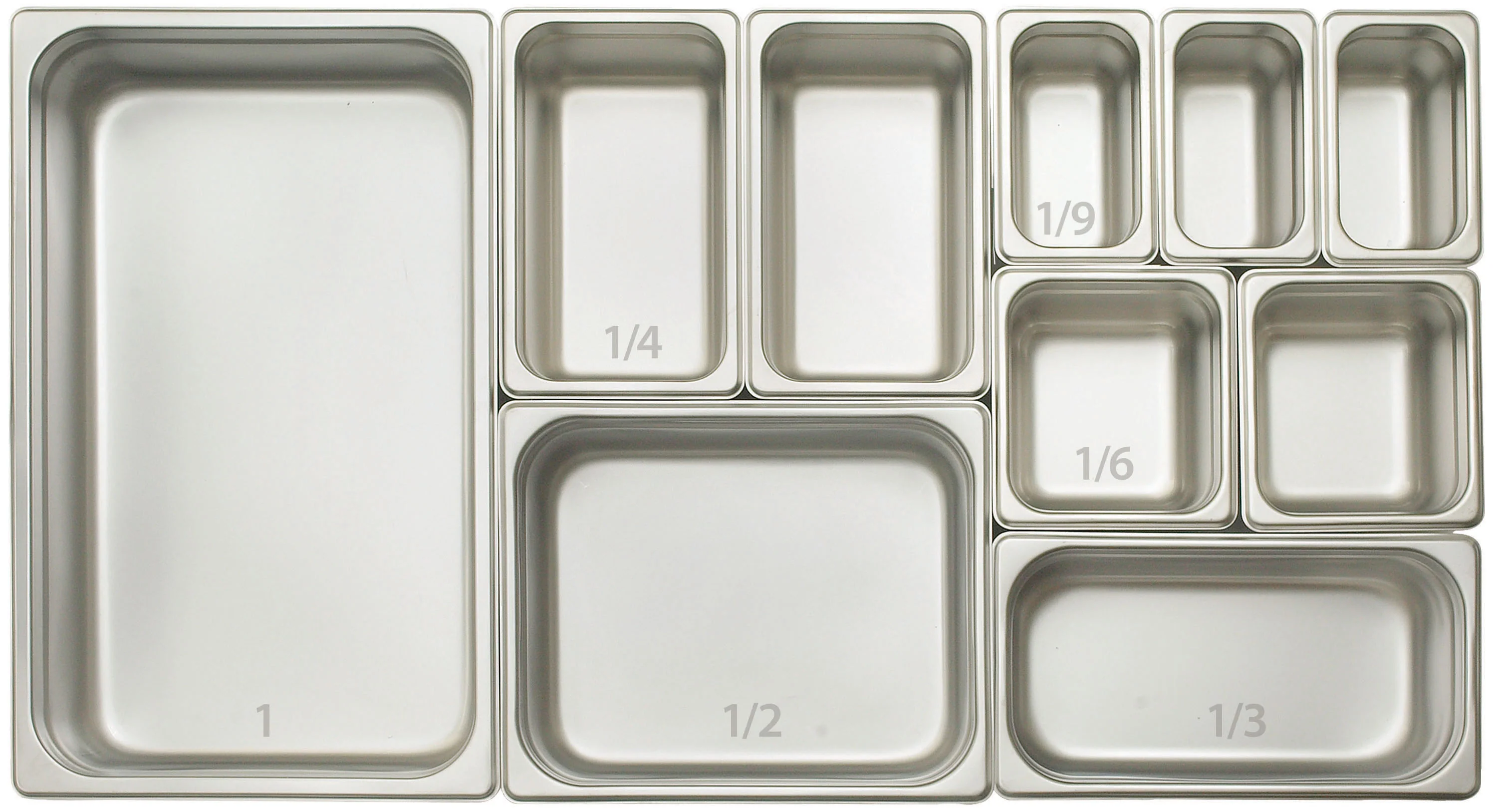 Winco SPJL-902 6-3/4 Inch Stainless Steel Steam Table Pan 1/9 Size Anti-Jamming - Image 2