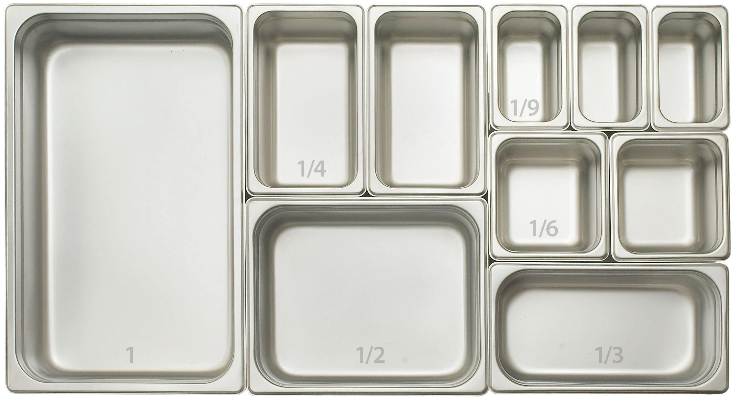 Winco SPJM-202 12-3/4 Inch 24 Gauge Stainless Steel Steam Table Pan with Anti-jamming - Image 3