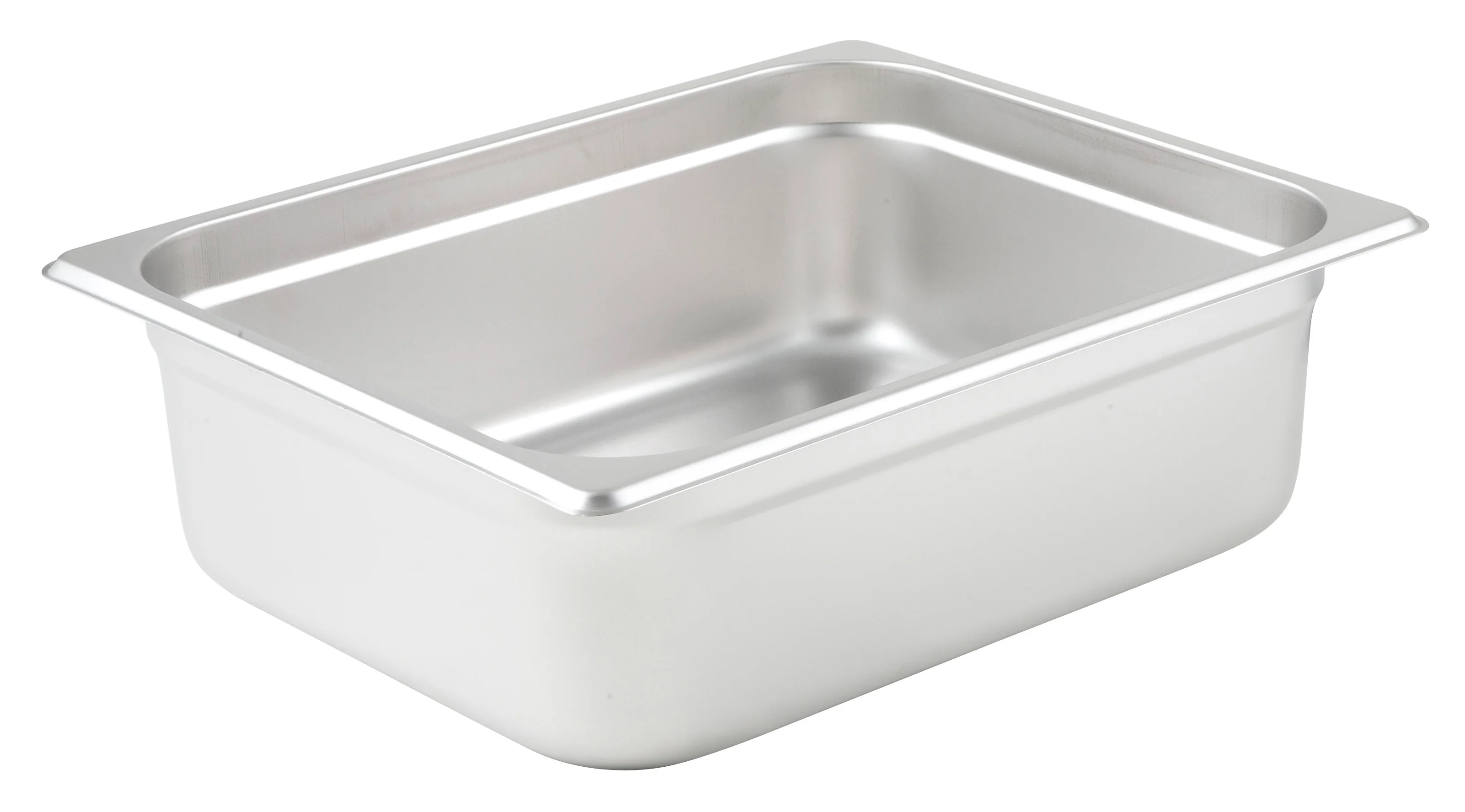 Winco SPJP-204 12 Inch Steam Table Pan 23 Gauge Anti-Jamming Stainless Steel - Image 4