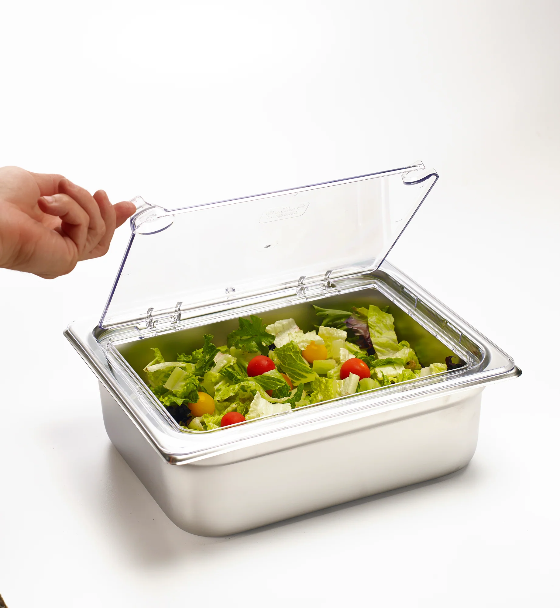 Winco SPJP-204 12 Inch Steam Table Pan 23 Gauge Anti-Jamming Stainless Steel - Image 5